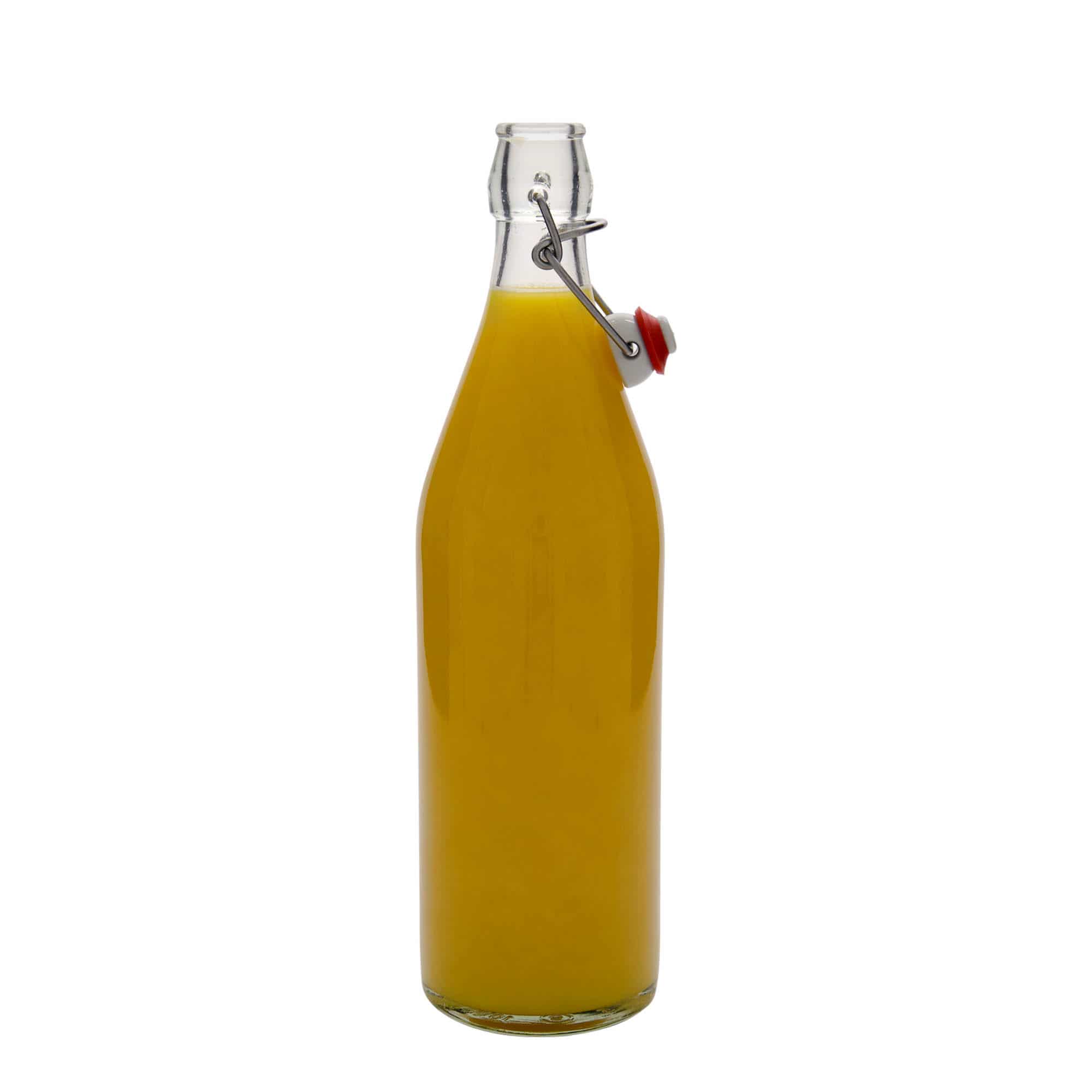 1 000 ml sklená fľaša „Giara“, hrdlo: strmeňový uzáver