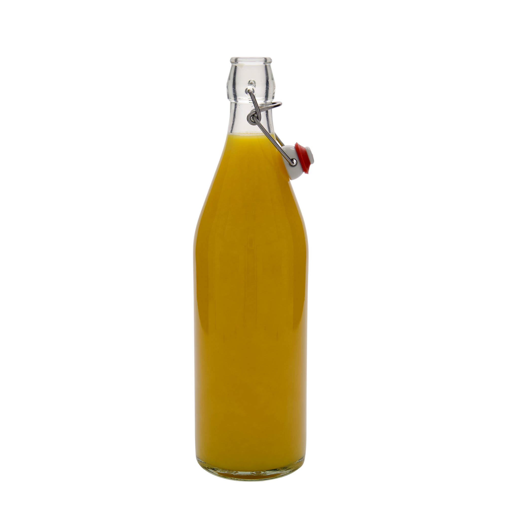 1 000 ml sklenená fľaša 'Giara', hrdlo: uzáver na pánt 1 000 ml sklenená fľaša 'Giara', hrdlo: uzáver na pánt