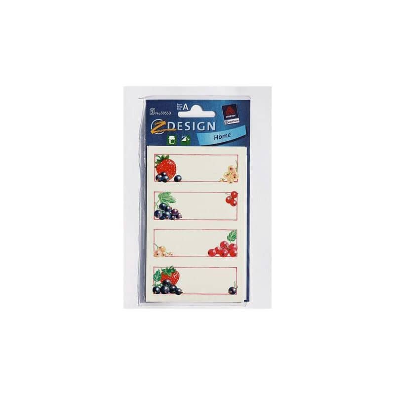 Zweckform etikety „Ríbezle“, obdĺžniková, papier, viacfarebné Zweckform etikety „Ríbezle“, obdĺžniková, papier, viacfarebné