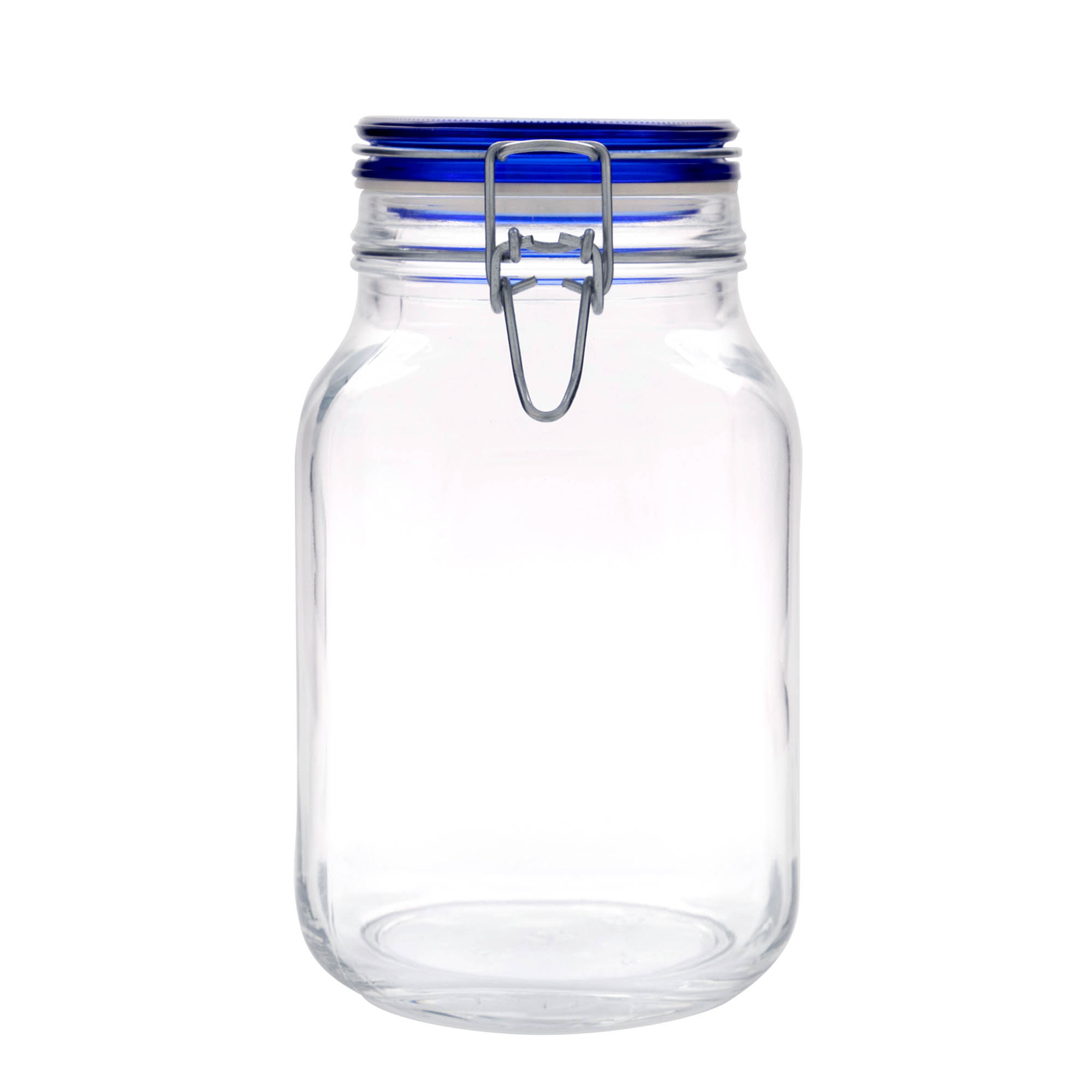 2.000 ml držiak na drôtové viečko 'Fido' modrý vrch, štvorcový, hrdlo: drôtový uzáver 2.000 ml držiak na drôtové viečko 'Fido' modrý vrch, štvorcový, hrdlo: drôtový uzáver