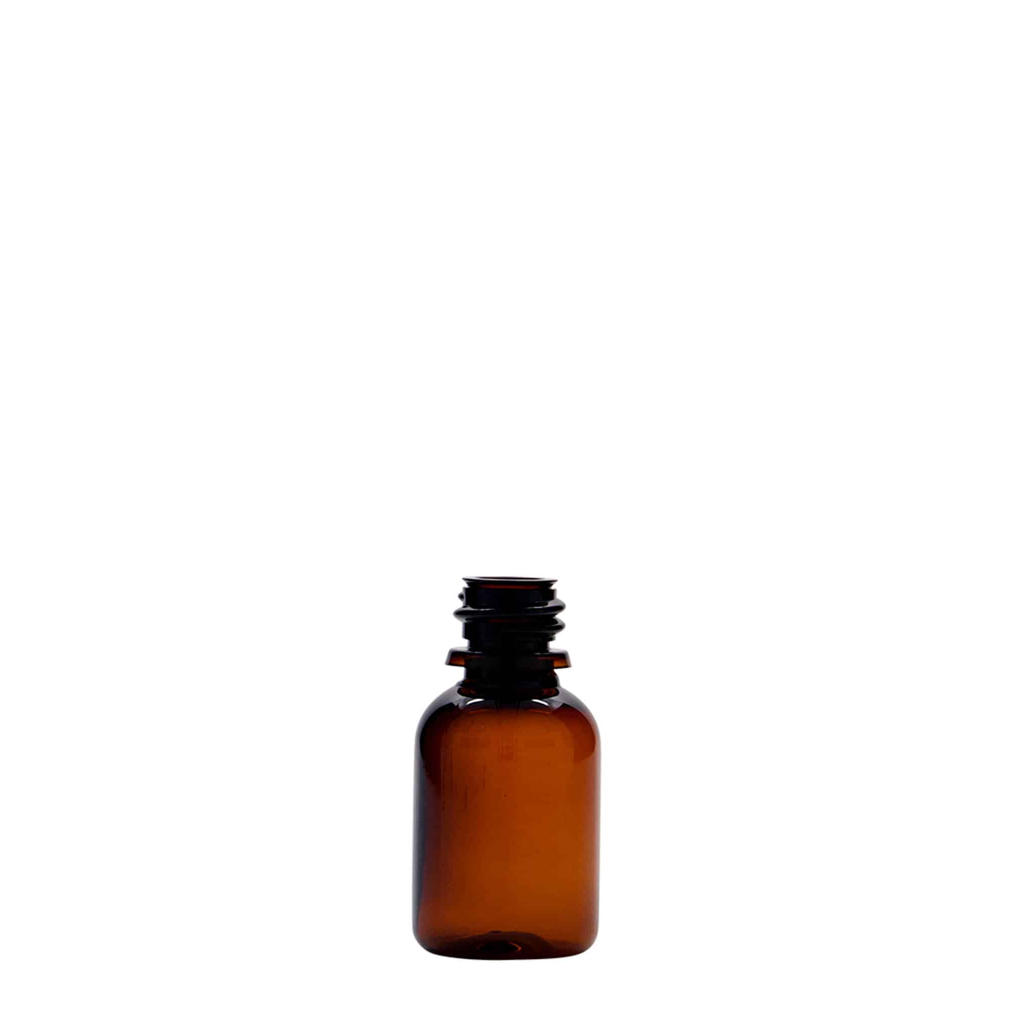 20 ml PET liekovka „Easy Living“, hnedá farba, plast, hrdlo: DIN 18 20 ml PET liekovka „Easy Living“, hnedá farba, plast, hrdlo: DIN 18