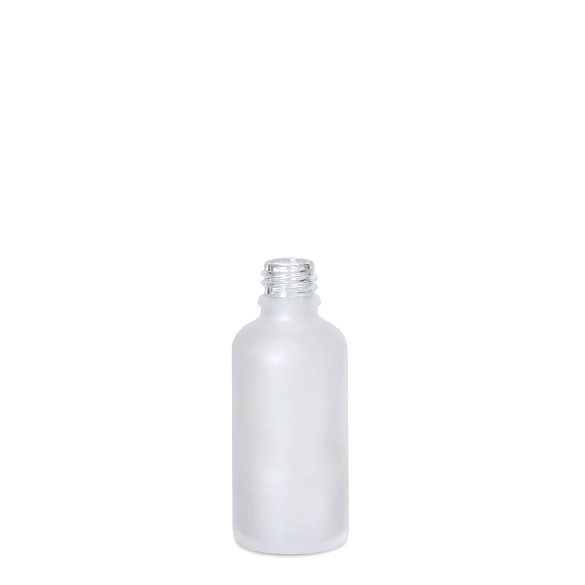 50 ml liekovka, sklo, hnedá matná, hrdlo: DIN 18 50 ml liekovka, sklo, hnedá matná, hrdlo: DIN 18
