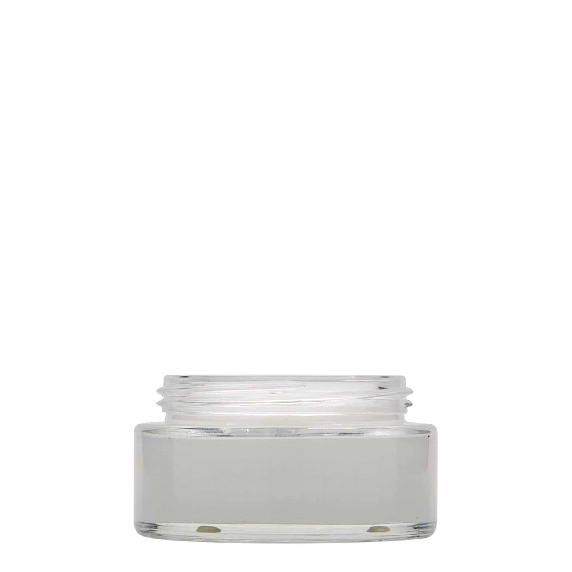 100 ml téglik „Clear Edition“, sklený, hrdlo: skrutkovací uzáver