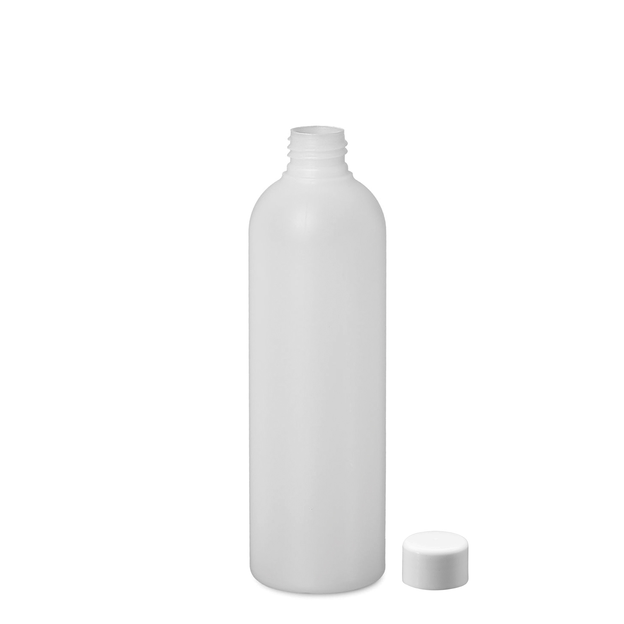 300 ml plastová fľaša 'Tuffy', HDPE, prírodná, hrdlo: 24/410