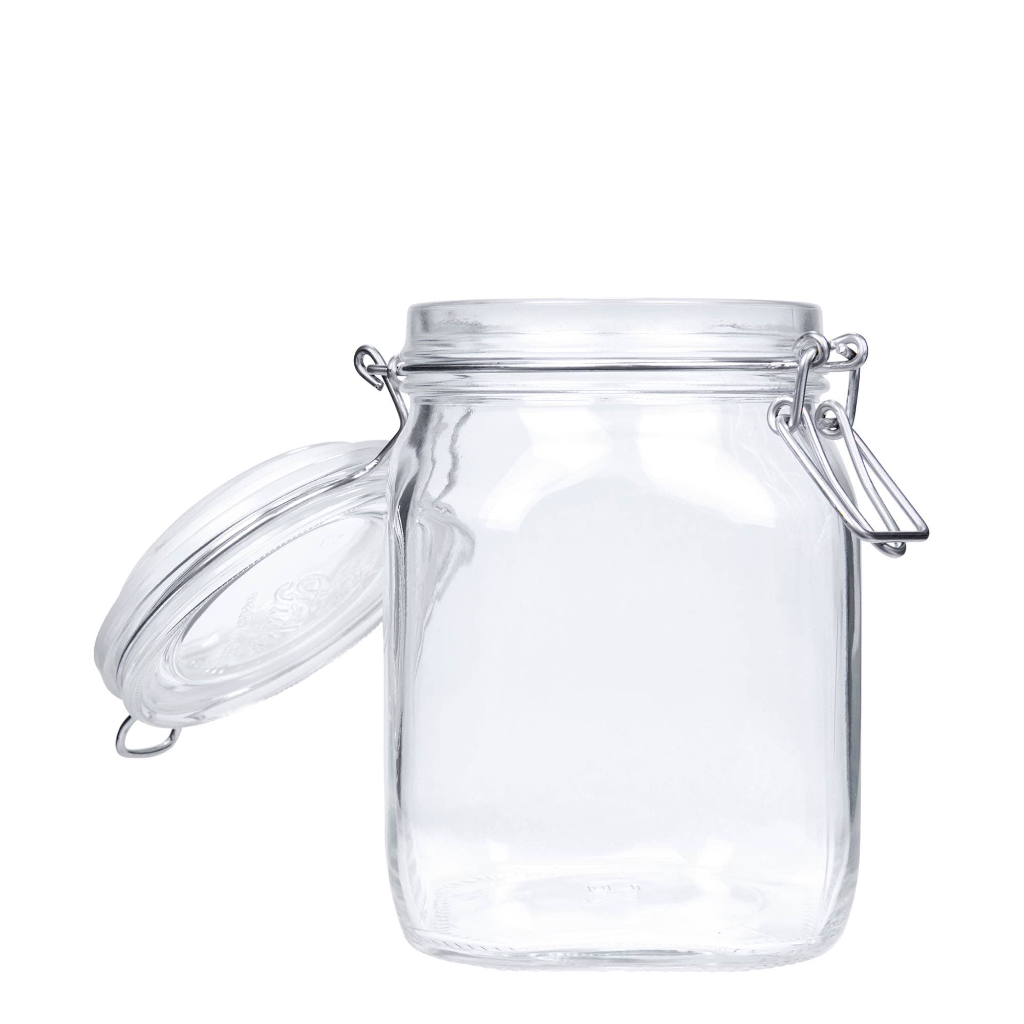 1 000 ml držiak na drôtové viečko 'Fido', štvorcový, hrdlo: drôtový uzáver 1 000 ml držiak na drôtové viečko 'Fido', štvorcový, hrdlo: drôtový uzáver