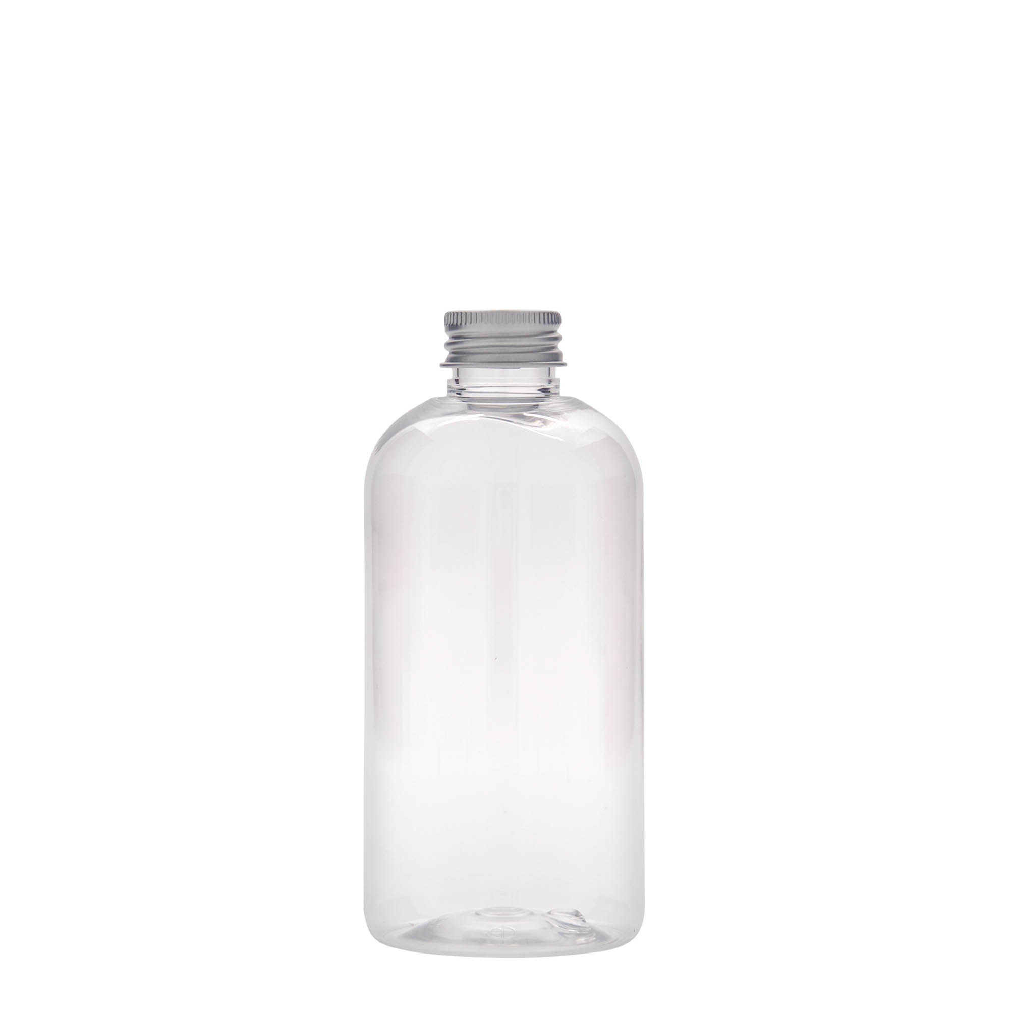 250 ml PET fľaša 'Boston', plast, hrdlo: 24/410