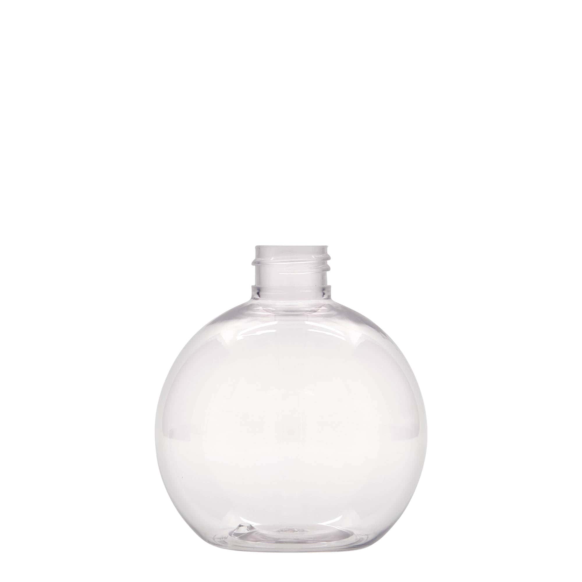 250 ml PET fľaša „Perry“, okrúhla, plast, hrdlo: GPI 24/410