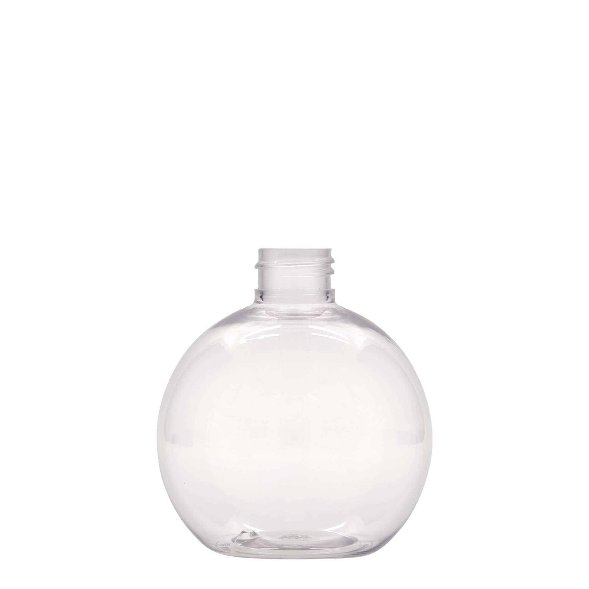 250 ml PET fľaša 'Perry', okrúhla, plast, hrdlo: 24/410