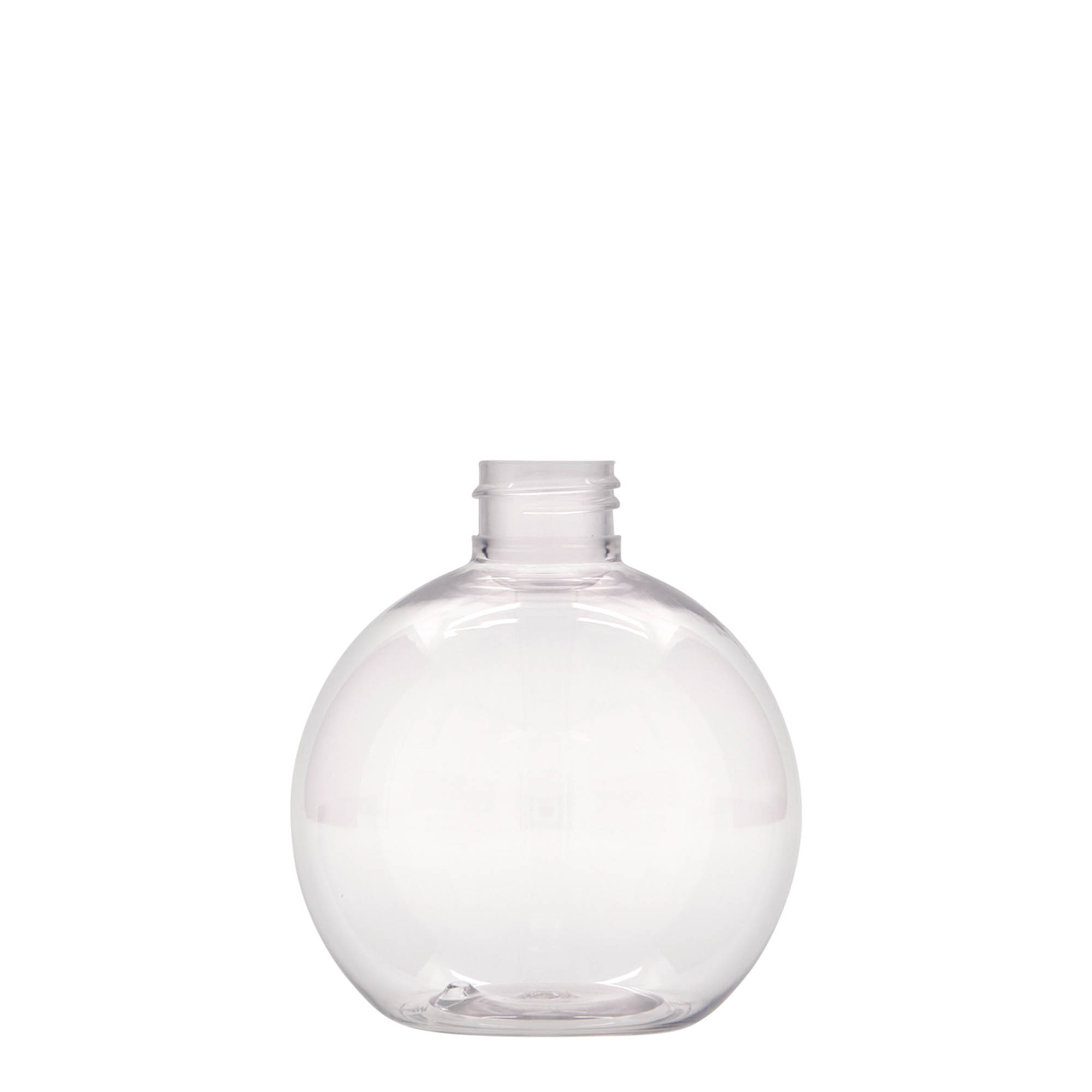 250 ml PET fľaša 'Perry', okrúhla, plast, hrdlo: 24/410
