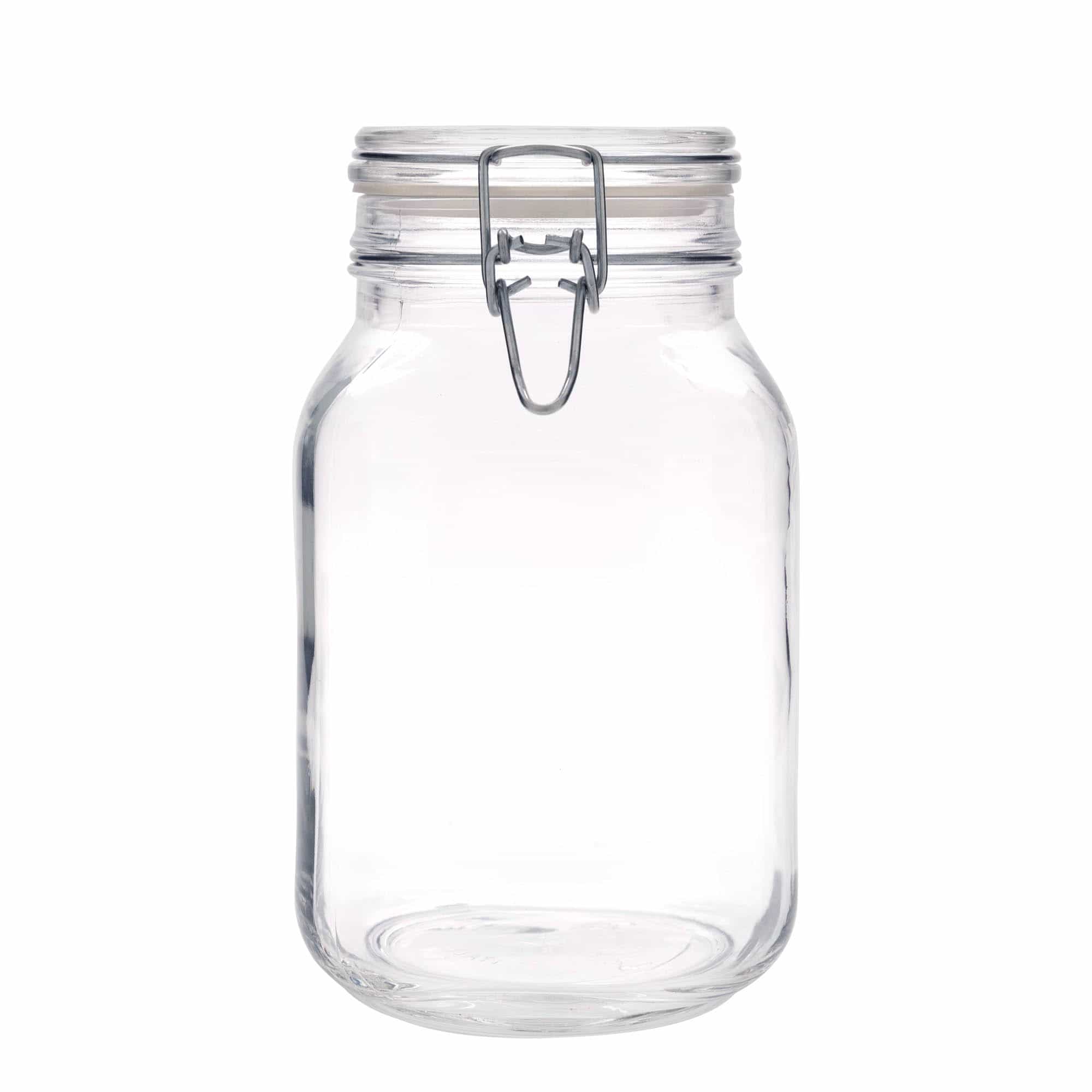 2 000 ml pohár so strmeňovým uzáverom „Fido“, štvorcový, hrdlo: strmeňový uzáver 2 000 ml pohár so strmeňovým uzáverom „Fido“, štvorcový, hrdlo: strmeňový uzáver