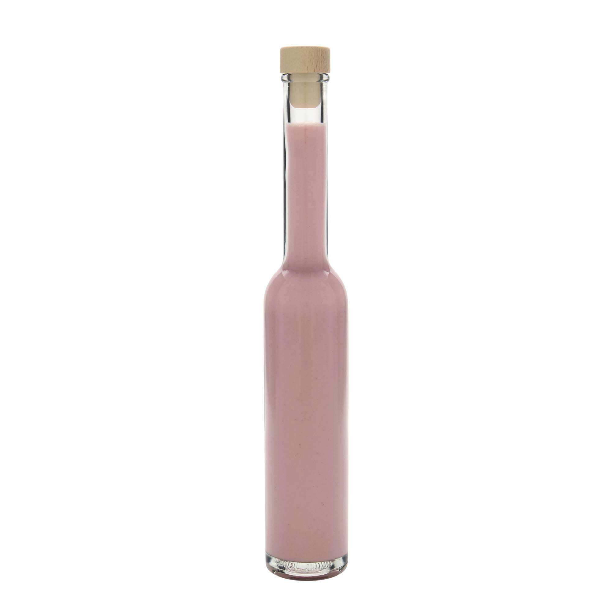 200 ml sklenená fľaša 'Platina', hrdlo: korok