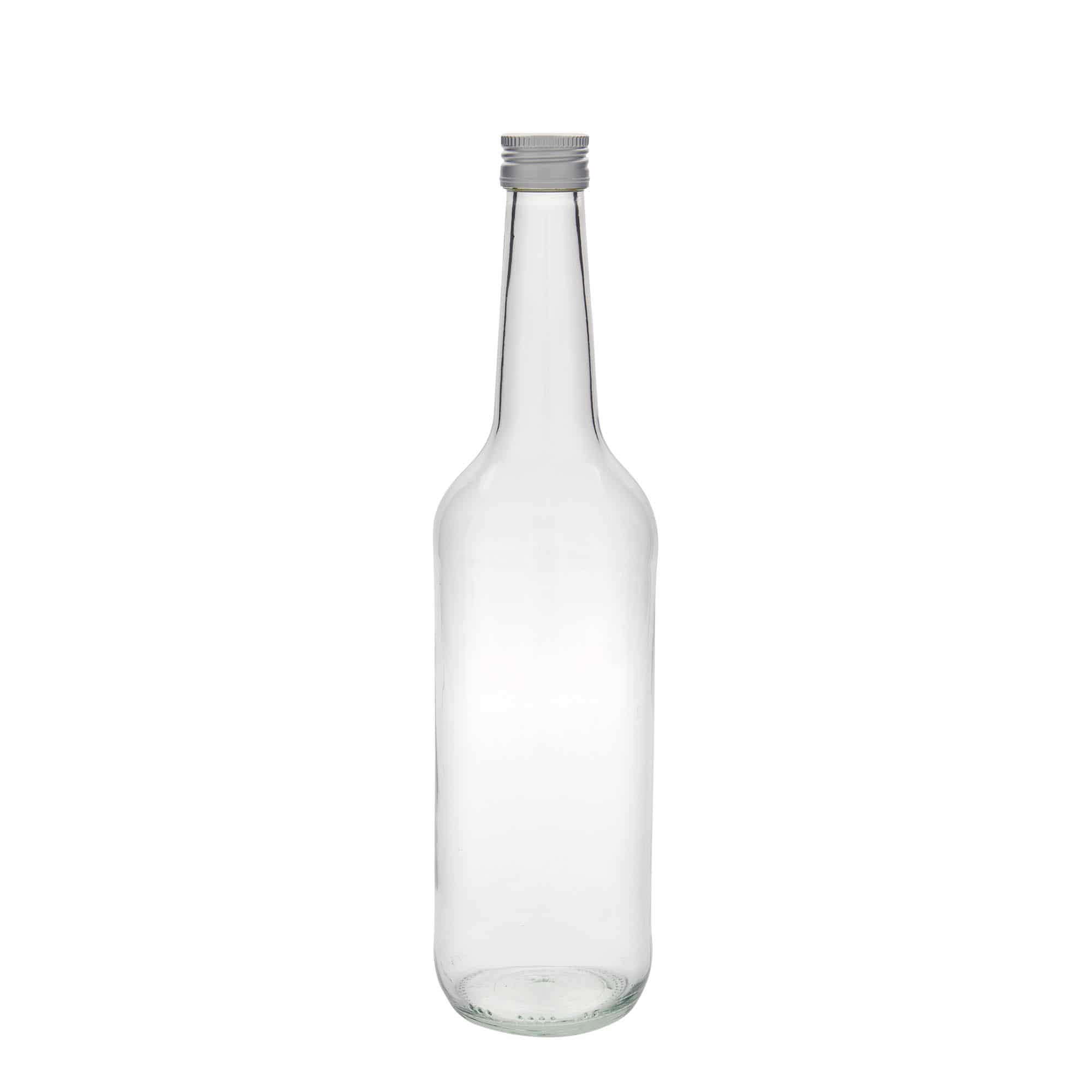 700 ml sklená fľaša rovné hrdlo, hrdlo: PP 28