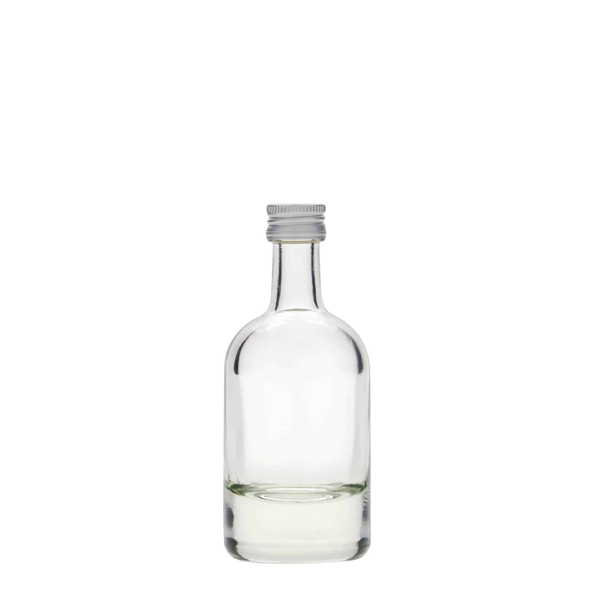 50 ml sklenená fľaša 'Linea Uno', hrdlo: PP 18 50 ml sklenená fľaša 'Linea Uno', hrdlo: PP 18