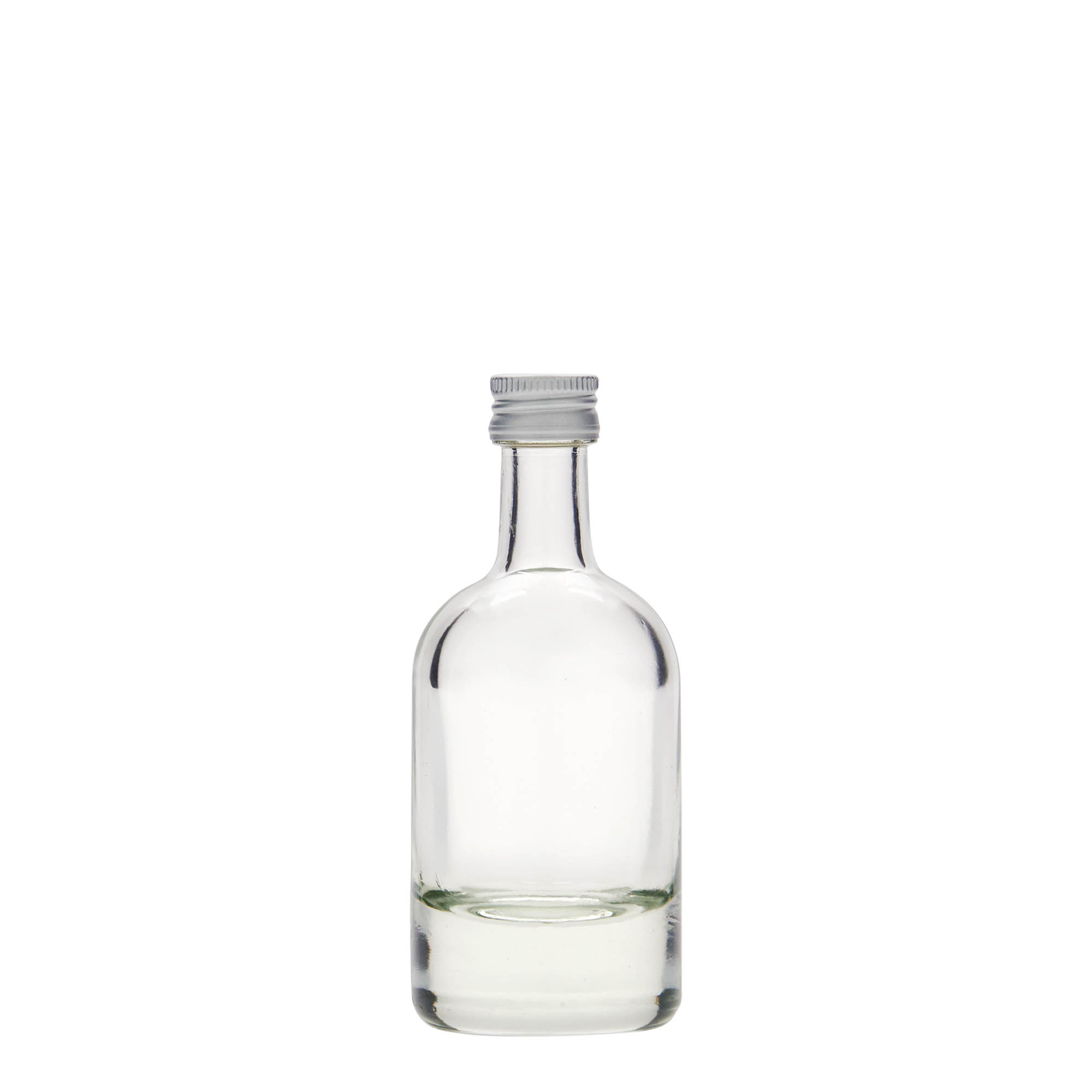 50 ml sklenená fľaša 'Linea Uno', hrdlo: PP 18 50 ml sklenená fľaša 'Linea Uno', hrdlo: PP 18