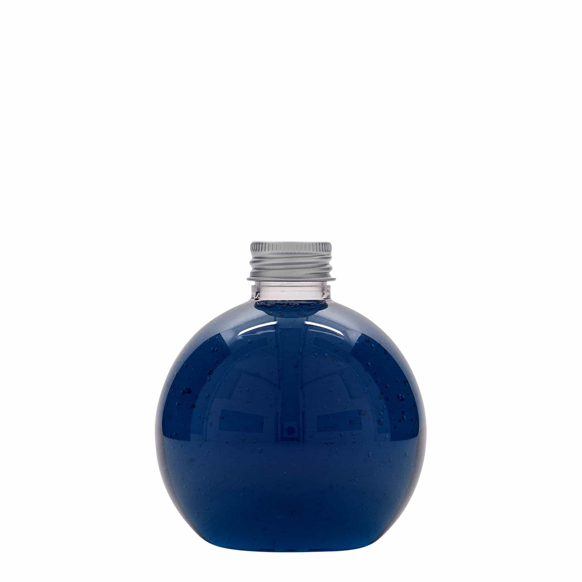 250 ml PET fľaša „Perry“, okrúhla, plast, hrdlo: GPI 24/410
