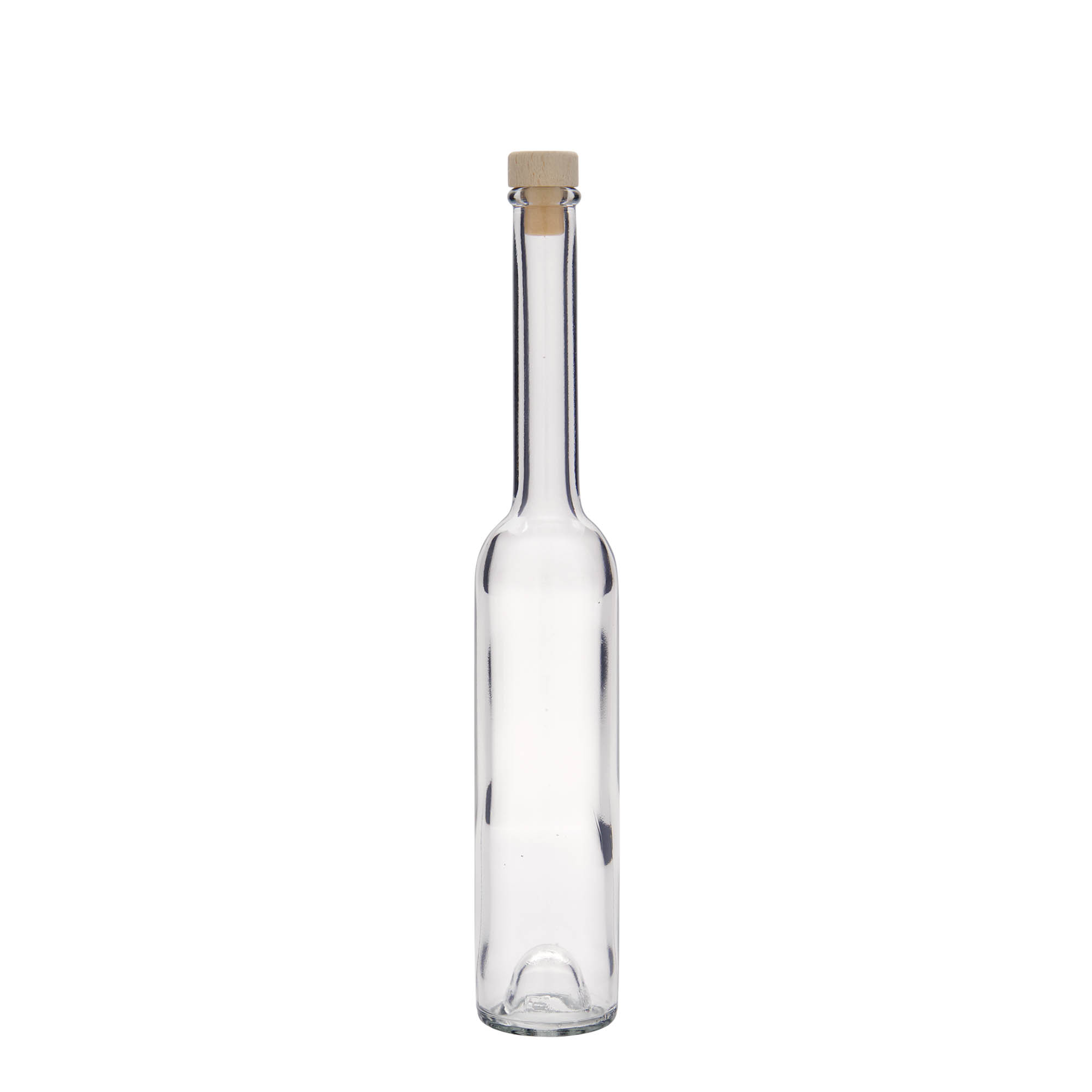 100 ml sklenená fľaša 'Platina', hrdlo: korok