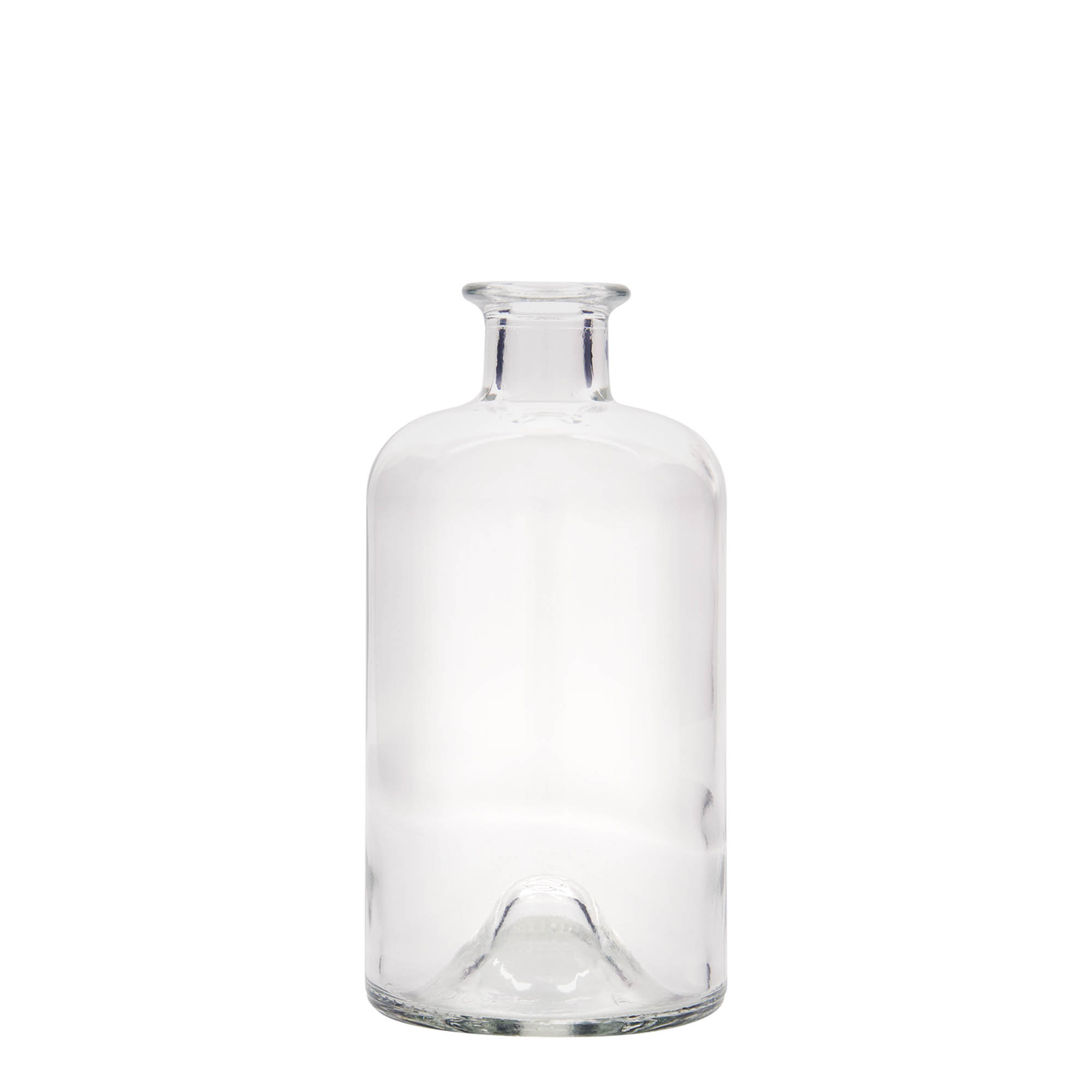 500 ml sklenená fľaša lekárnika 'Doktor', hrdlo: korok