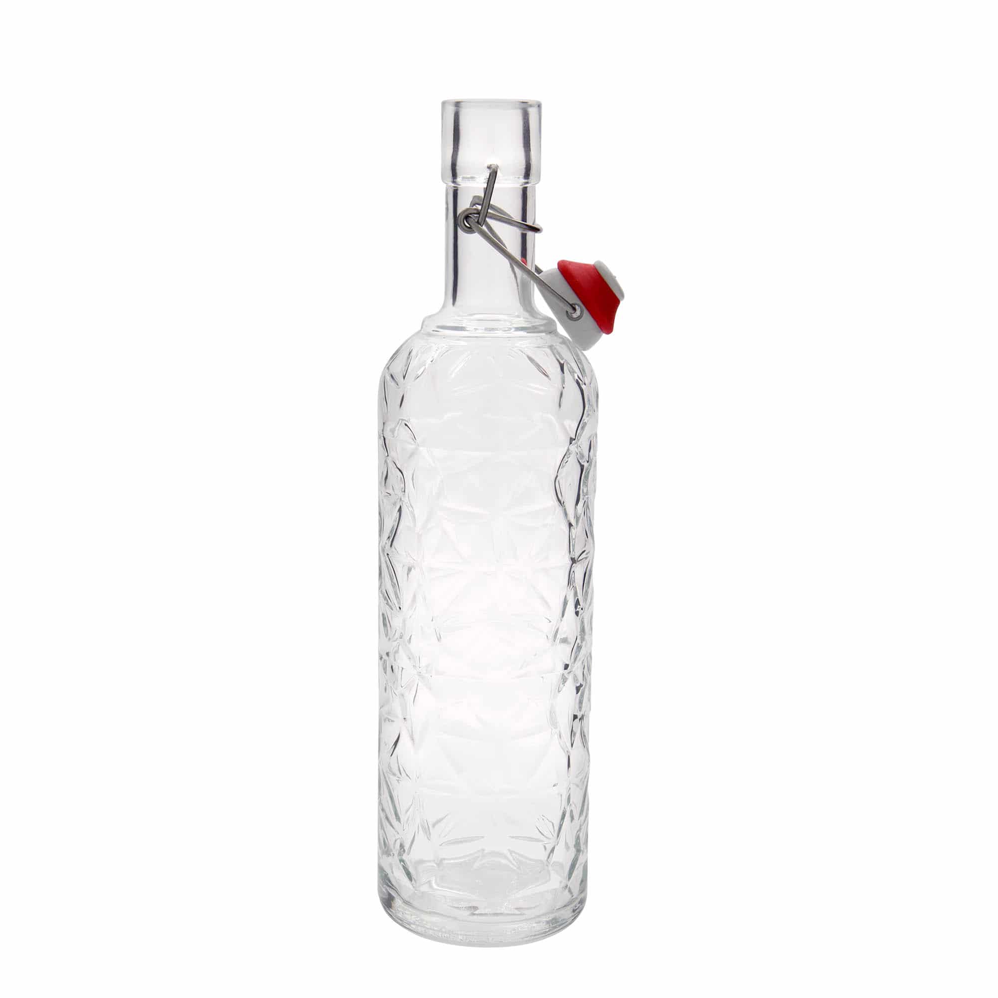 1 000 ml sklená fľaša „Oriente“, hrdlo: strmeňový uzáver 1 000 ml sklená fľaša „Oriente“, hrdlo: strmeňový uzáver