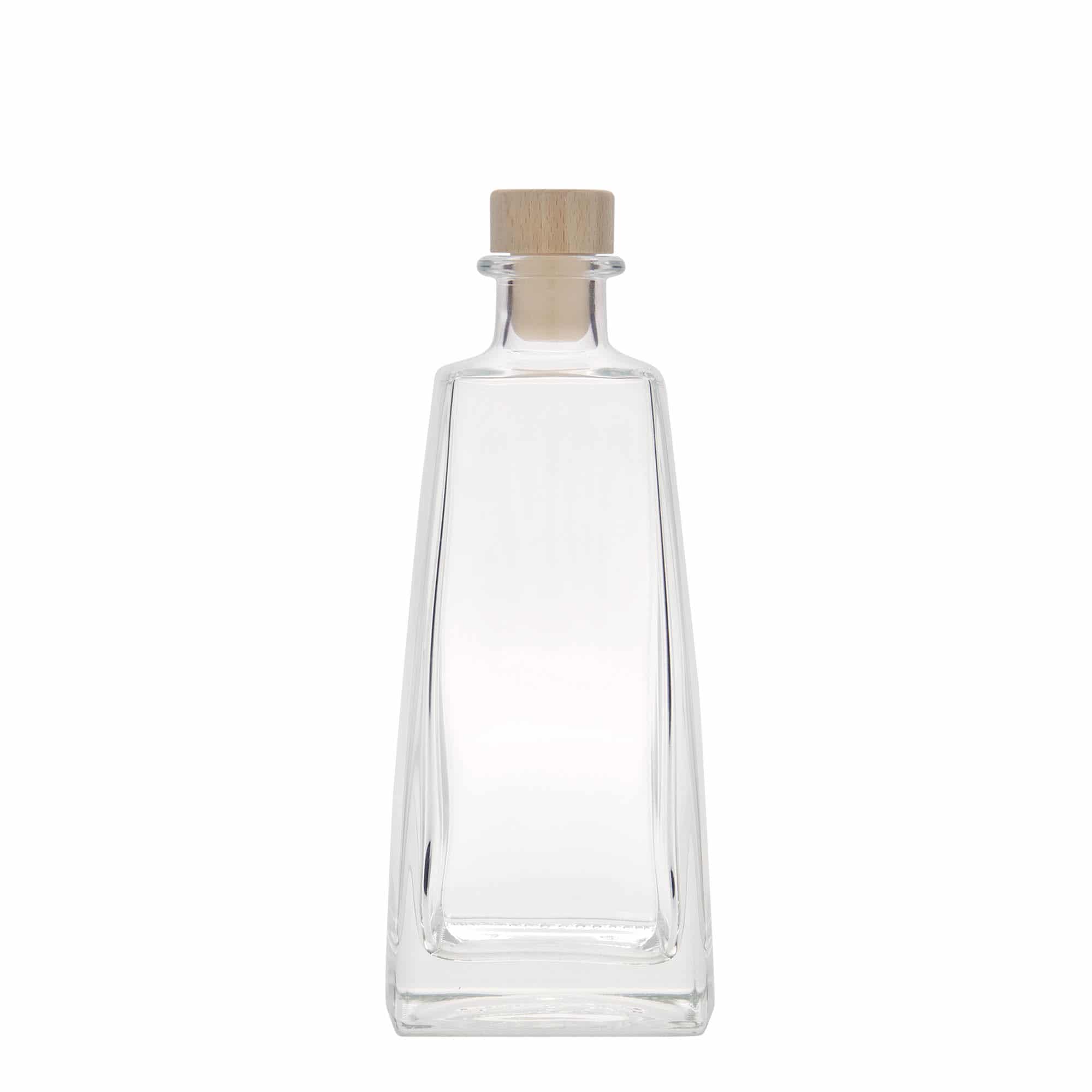 350 ml sklená fľaša „Timmy“, obdĺžniková, hrdlo: korok