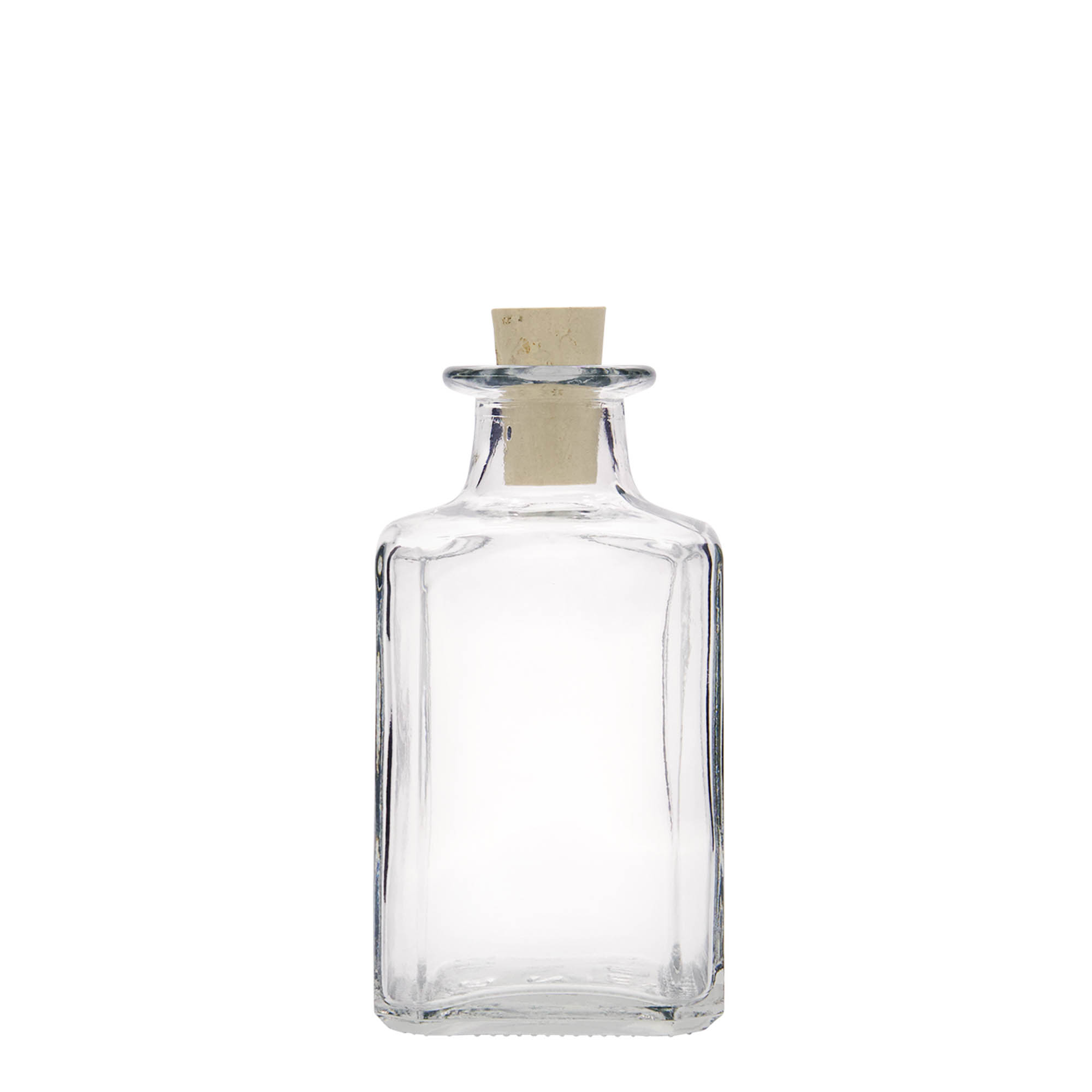 250 ml sklenená fľaša 'Torben', štvorcová, hrdlo: korok