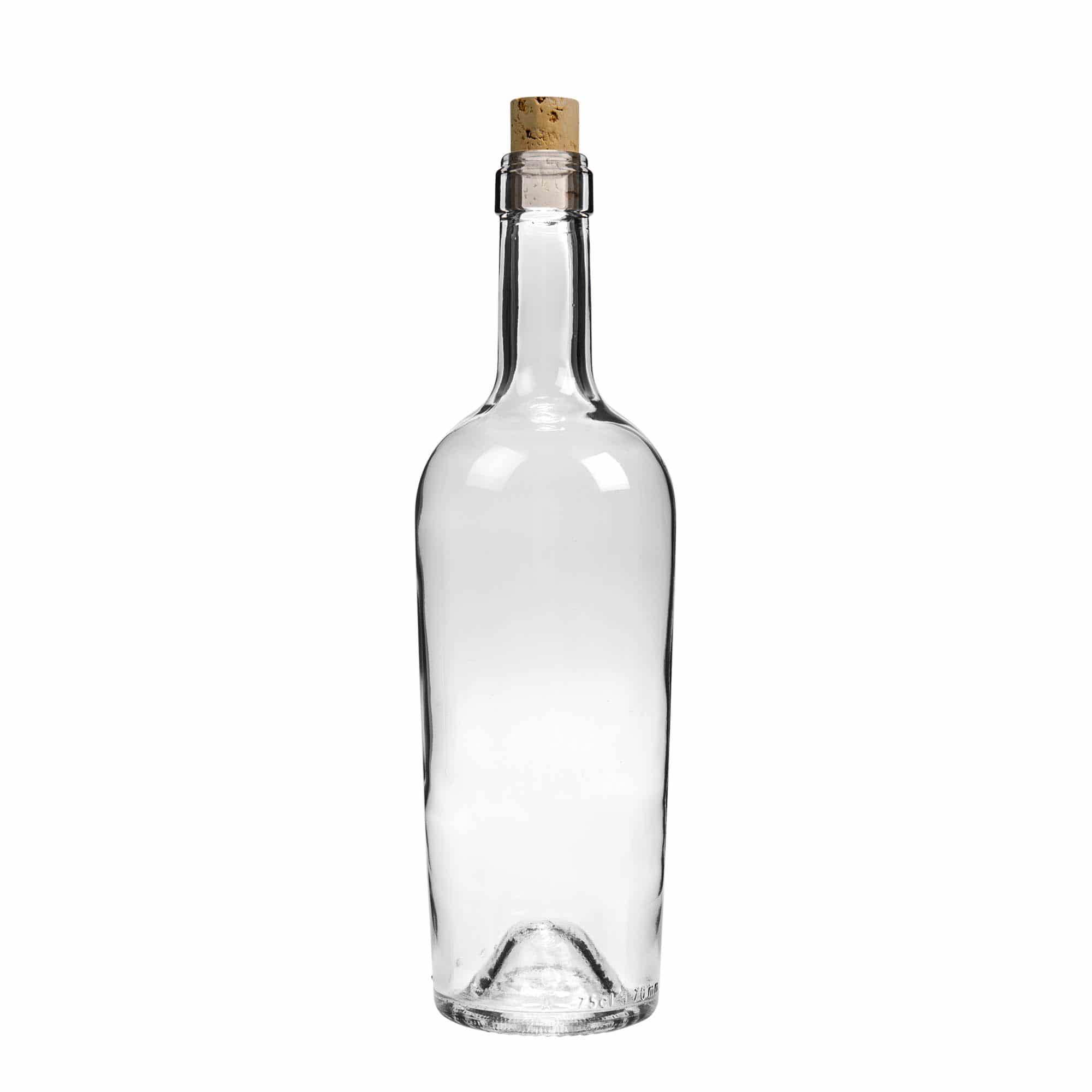 750 ml vínová fľaša „Imperiale“, hrdlo: korok