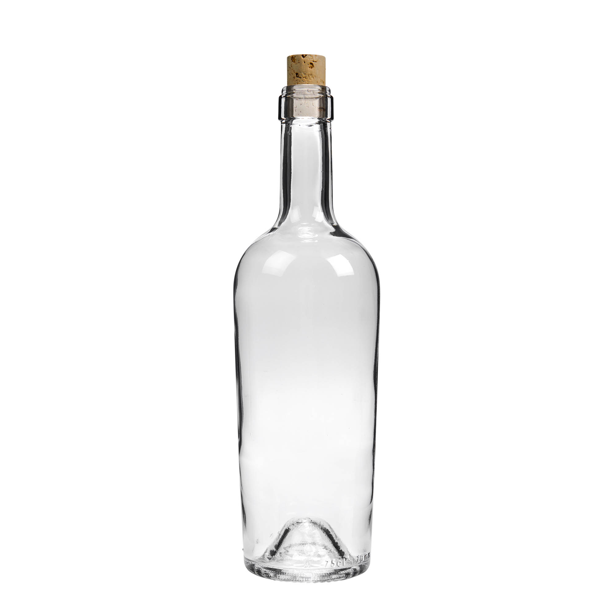 750 ml fľaša na víno 'Imperiale', hrdlo: korok
