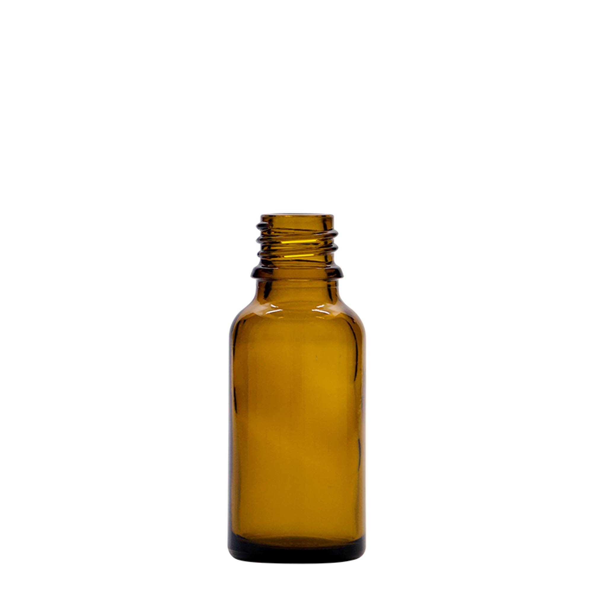 20 ml lieková fľaštička s pipetou, sklo, hnedá, hrdlo: DIN 18