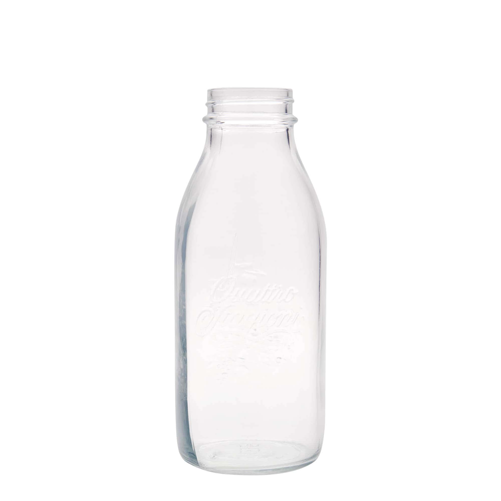 1 000 ml sklenená fľaša 'Quattro Stagioni', hrdlo: závitový uzáver