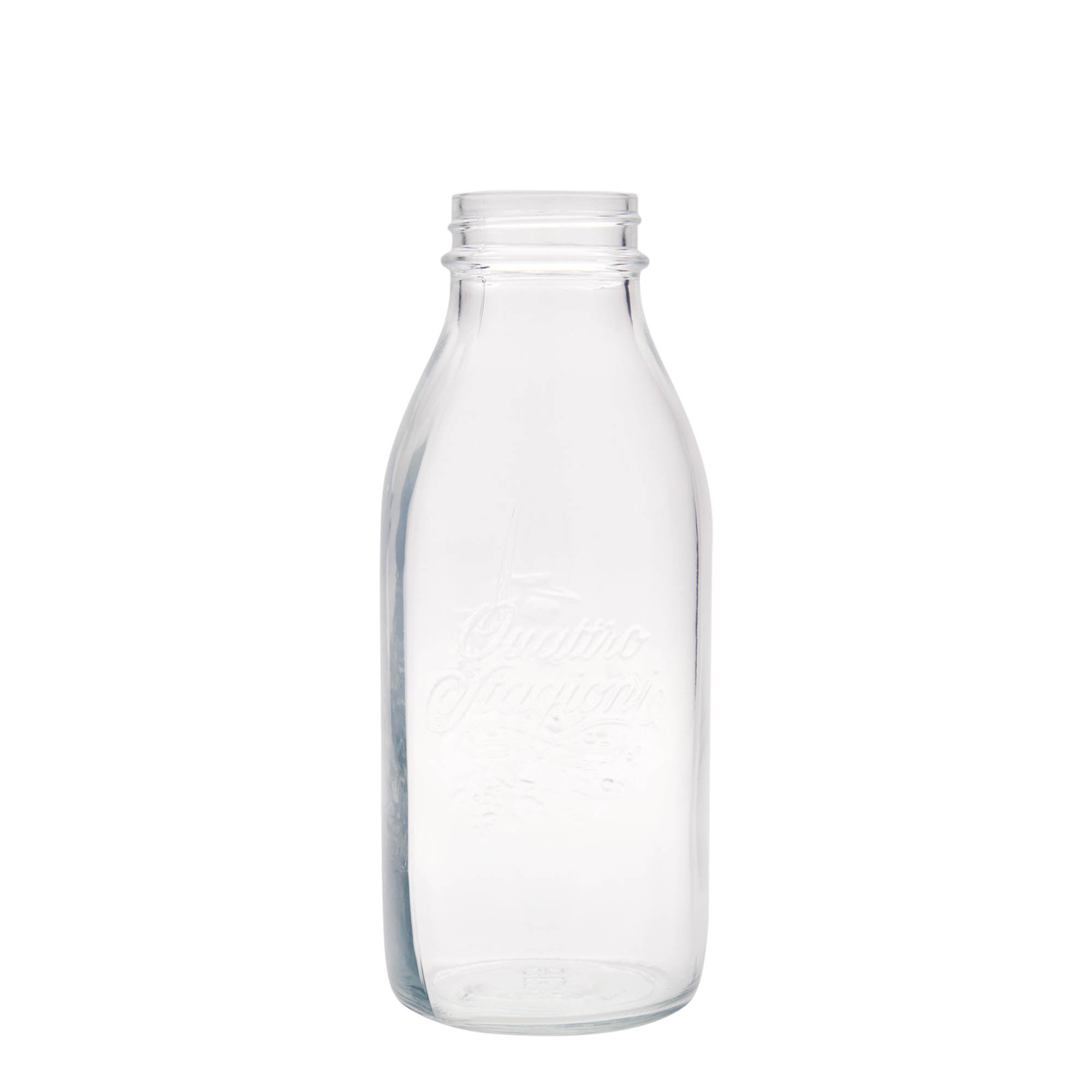 1 000 ml sklenená fľaša 'Quattro Stagioni', hrdlo: závitový uzáver