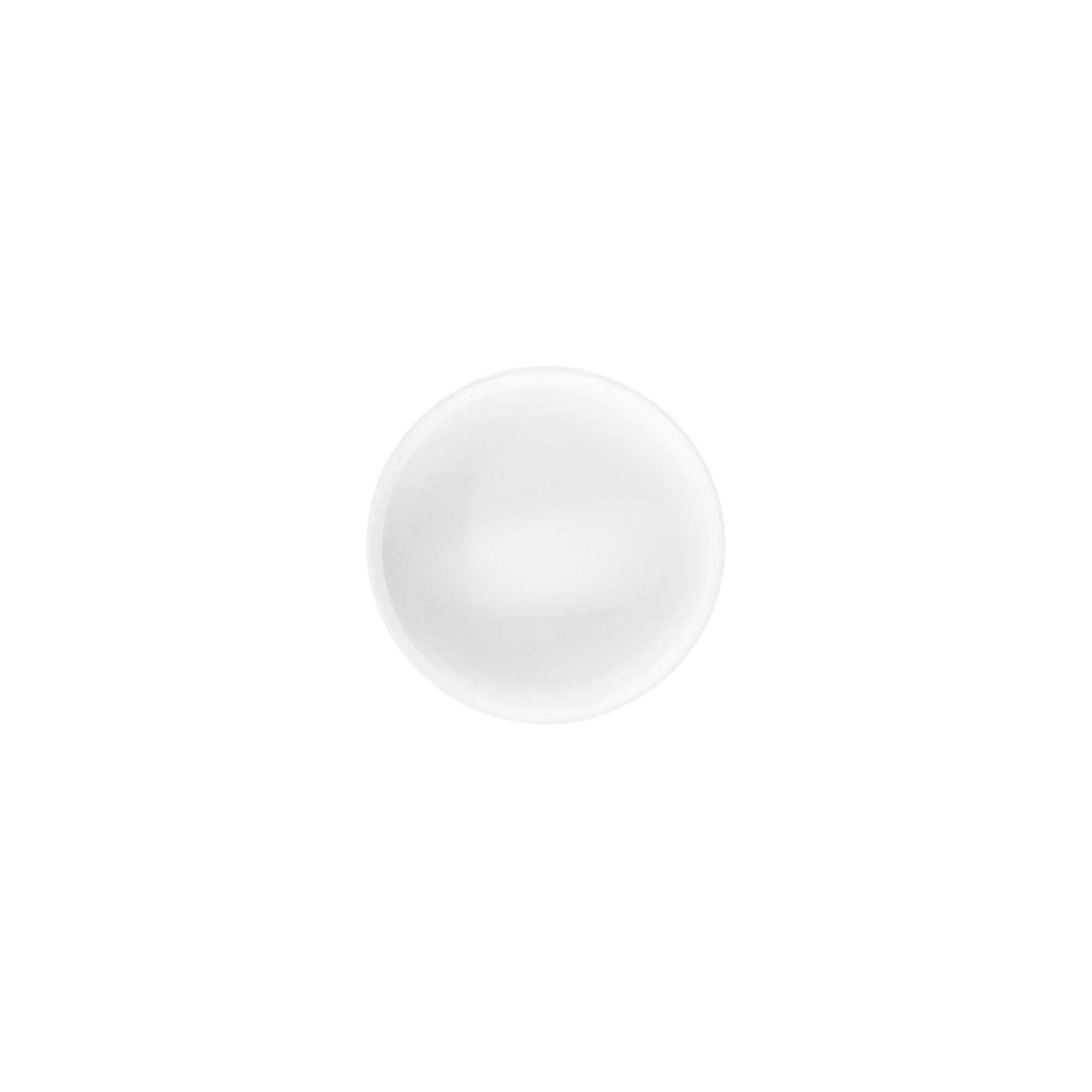 Skrutkovací uzáver 'White Line' 6ml, PP-plast, biely