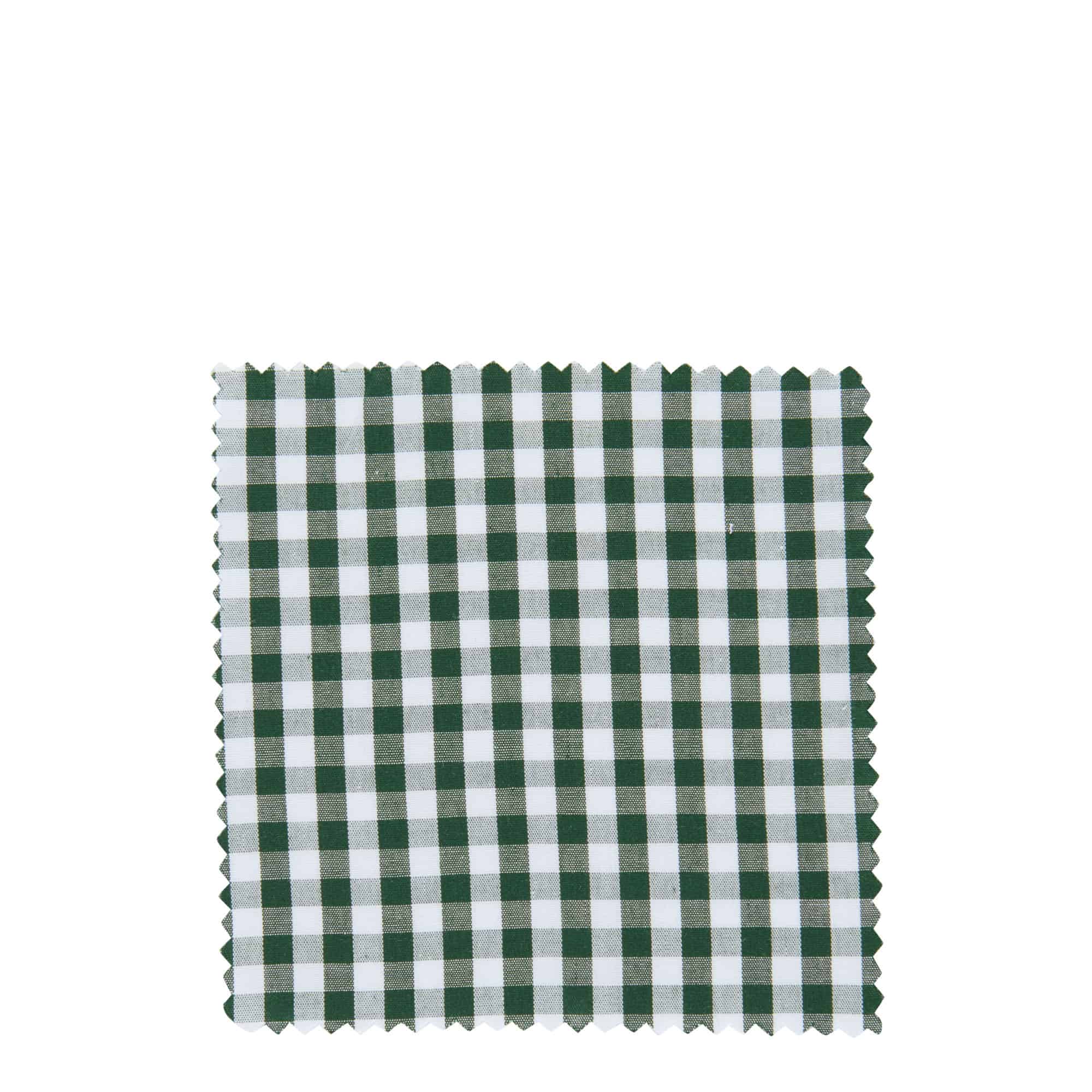 Štvorcový látkový obrúsok károvaný 12x12, textil, tmavozelený, hrdlo: TO38-TO53