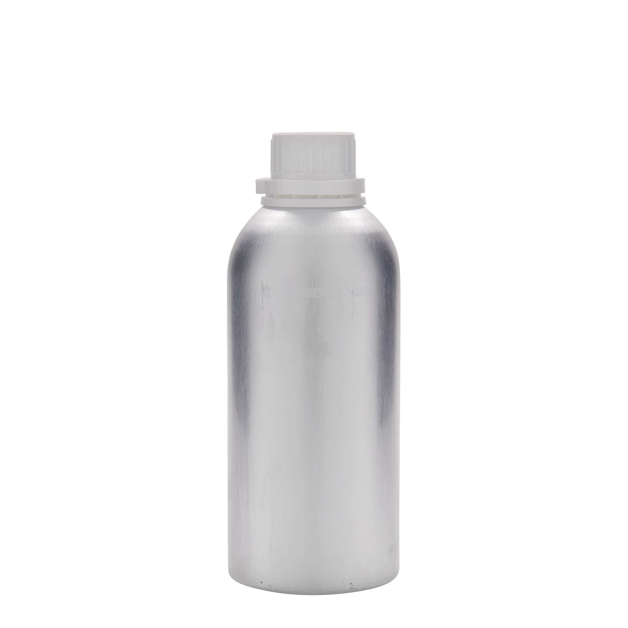 625 ml hliníková fľaša, kov, strieborná, hrdlo: DIN 32 625 ml hliníková fľaša, kov, strieborná, hrdlo: DIN 32