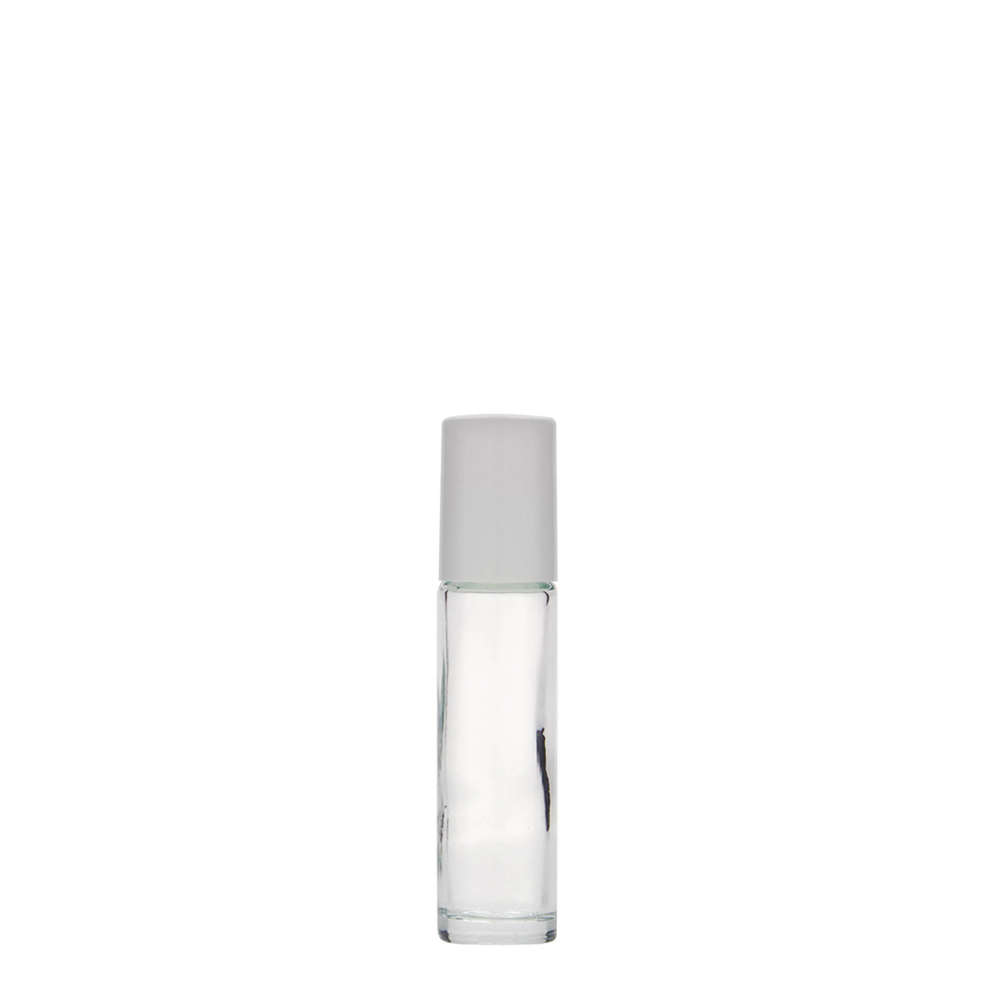 10 ml roll-on fľaštička, sklo, hrdlo: skrutkovací uzáver