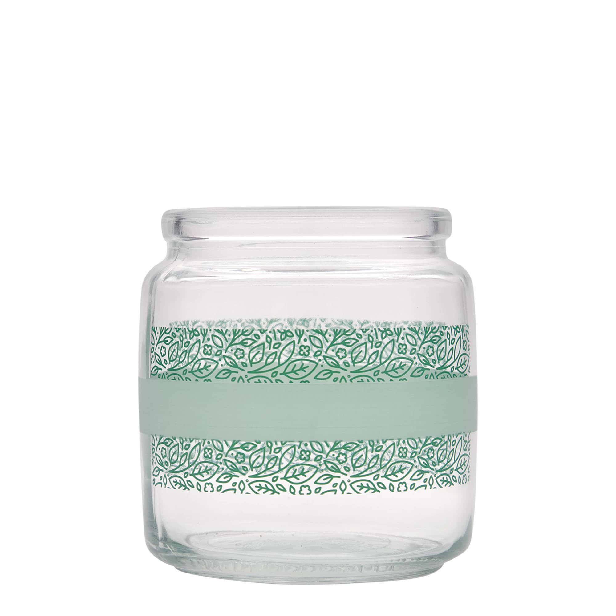 750 ml korková fľaša 'Giara', motív: Naturalmente verde, hrdlo: korkové