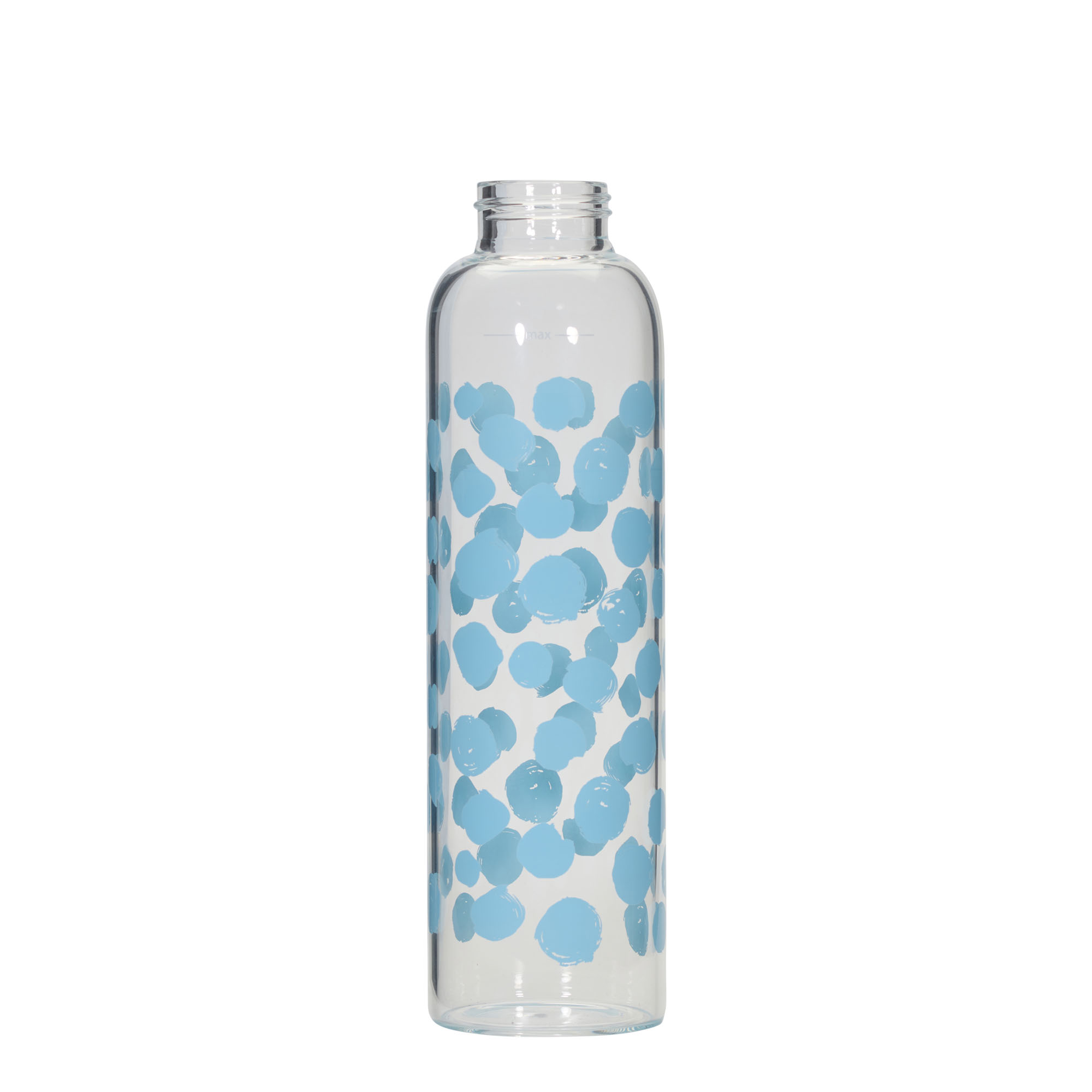 500 ml fľaša na pitie 'Perseus - Modré bodky', otvor: závitové viečko 500 ml fľaša na pitie 'Perseus - Modré bodky', otvor: závitové viečko