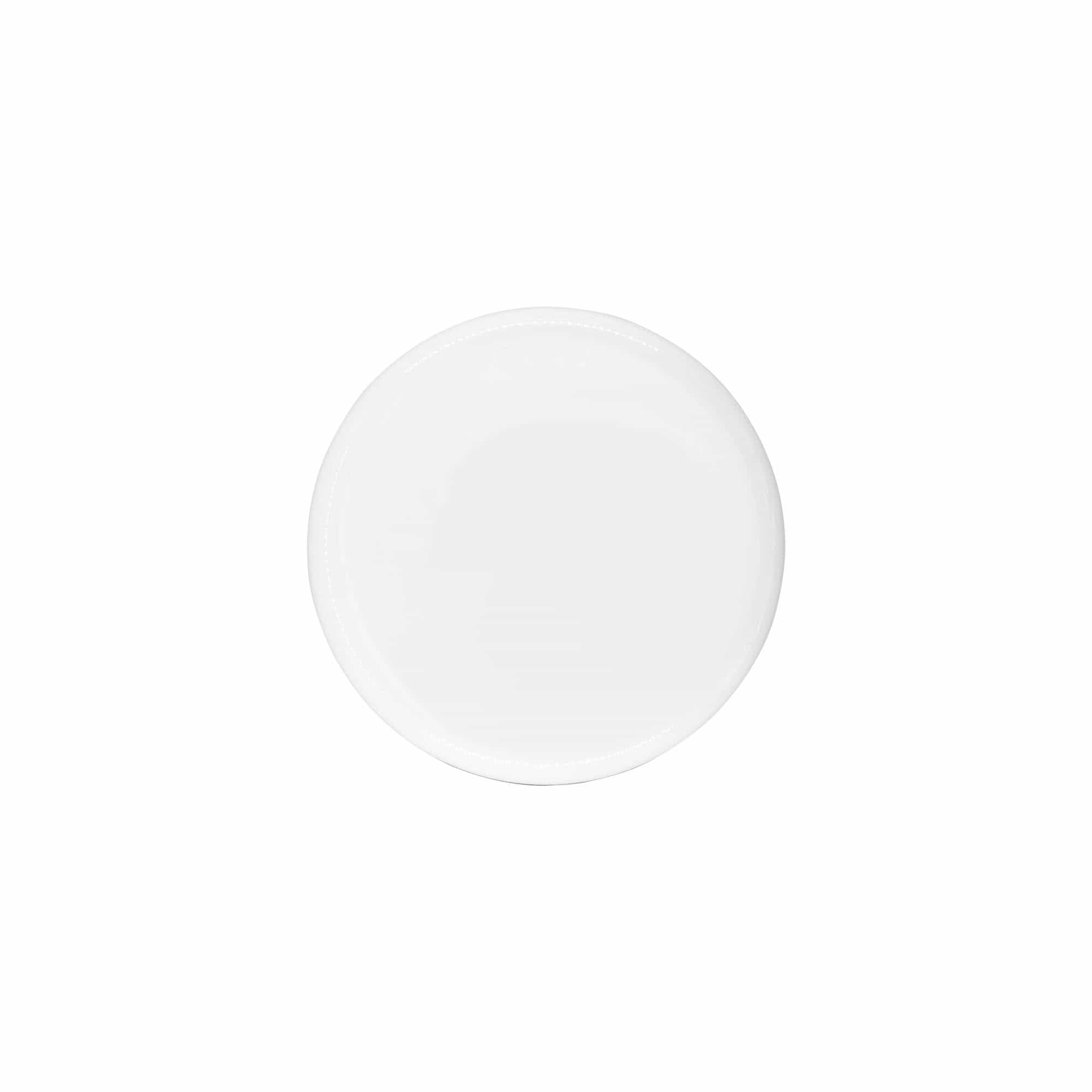 Skrutkovacie uzáver pre 100 ml 'Bianca', PP-plast, biely