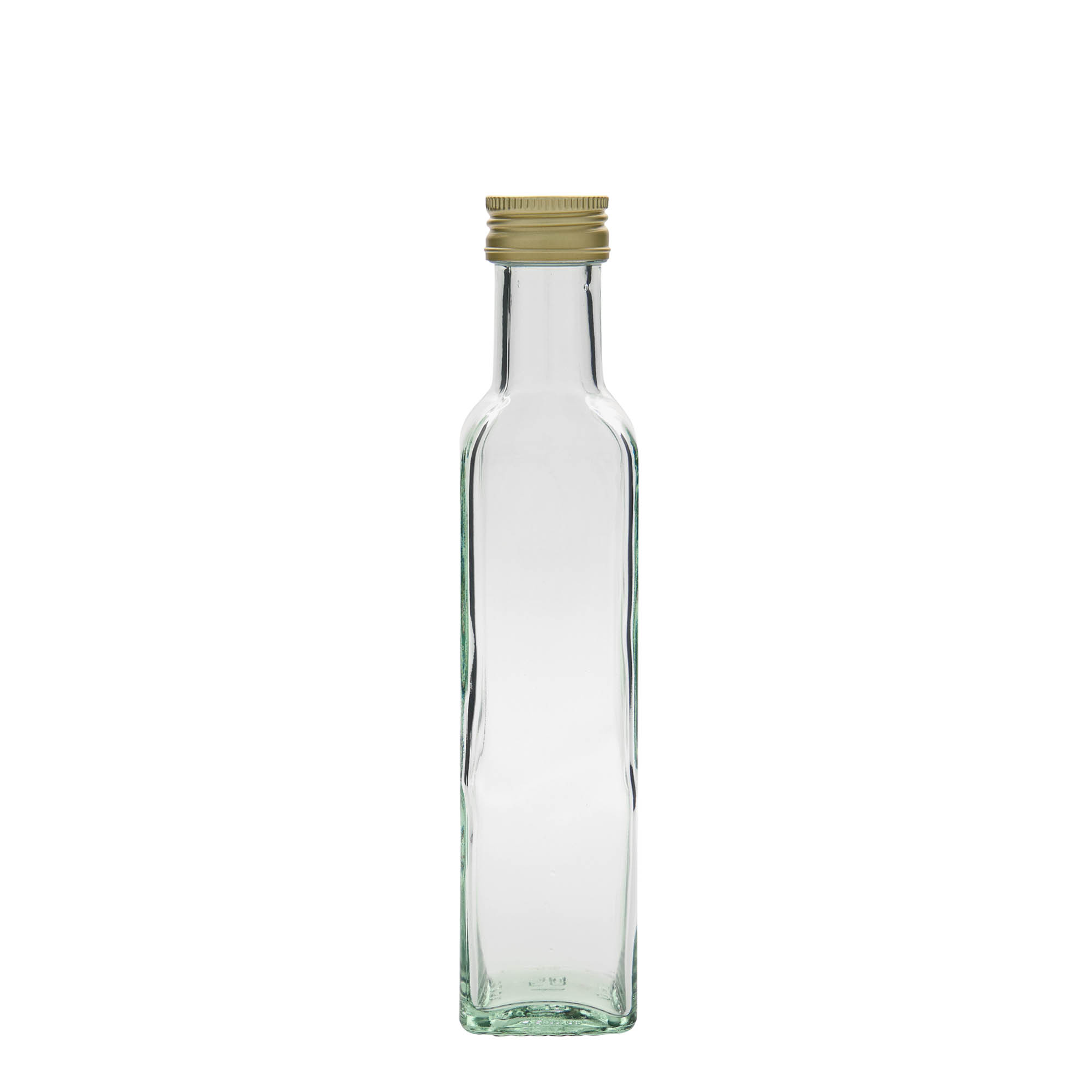 250 ml sklenená fľaša 'Marasca', štvorcová, hrdlo: PP 31,5 250 ml sklenená fľaša 'Marasca', štvorcová, hrdlo: PP 31,5