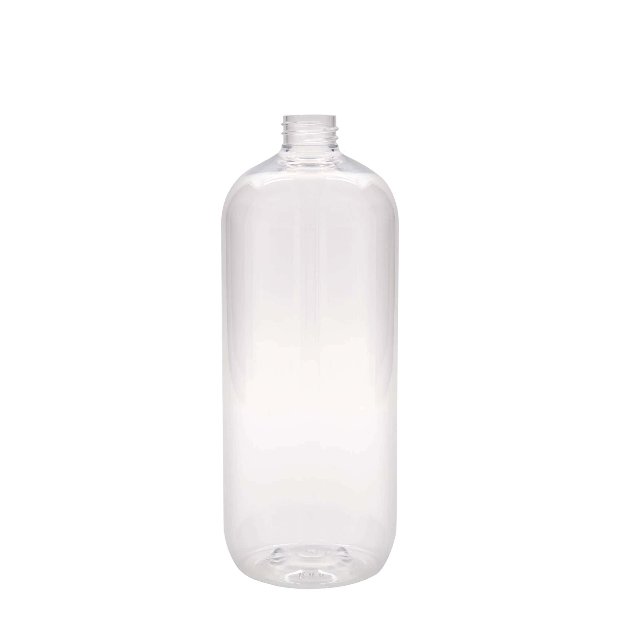 1 000 ml PET fľaša „Boston“, plast, hrdlo: GPI 28/410 1 000 ml PET fľaša „Boston“, plast, hrdlo: GPI 28/410
