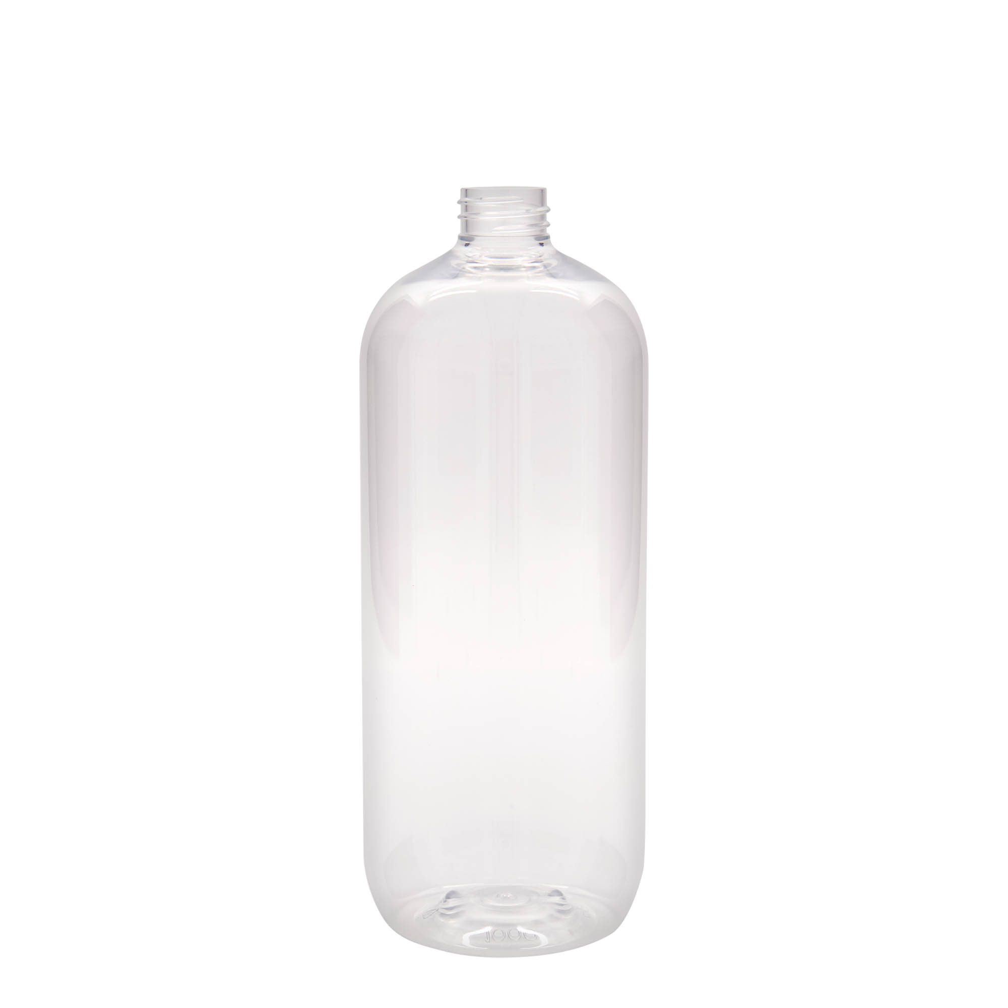 1 000 ml PET fľaša 'Boston', plast, hrdlo: 28/410 1 000 ml PET fľaša 'Boston', plast, hrdlo: 28/410