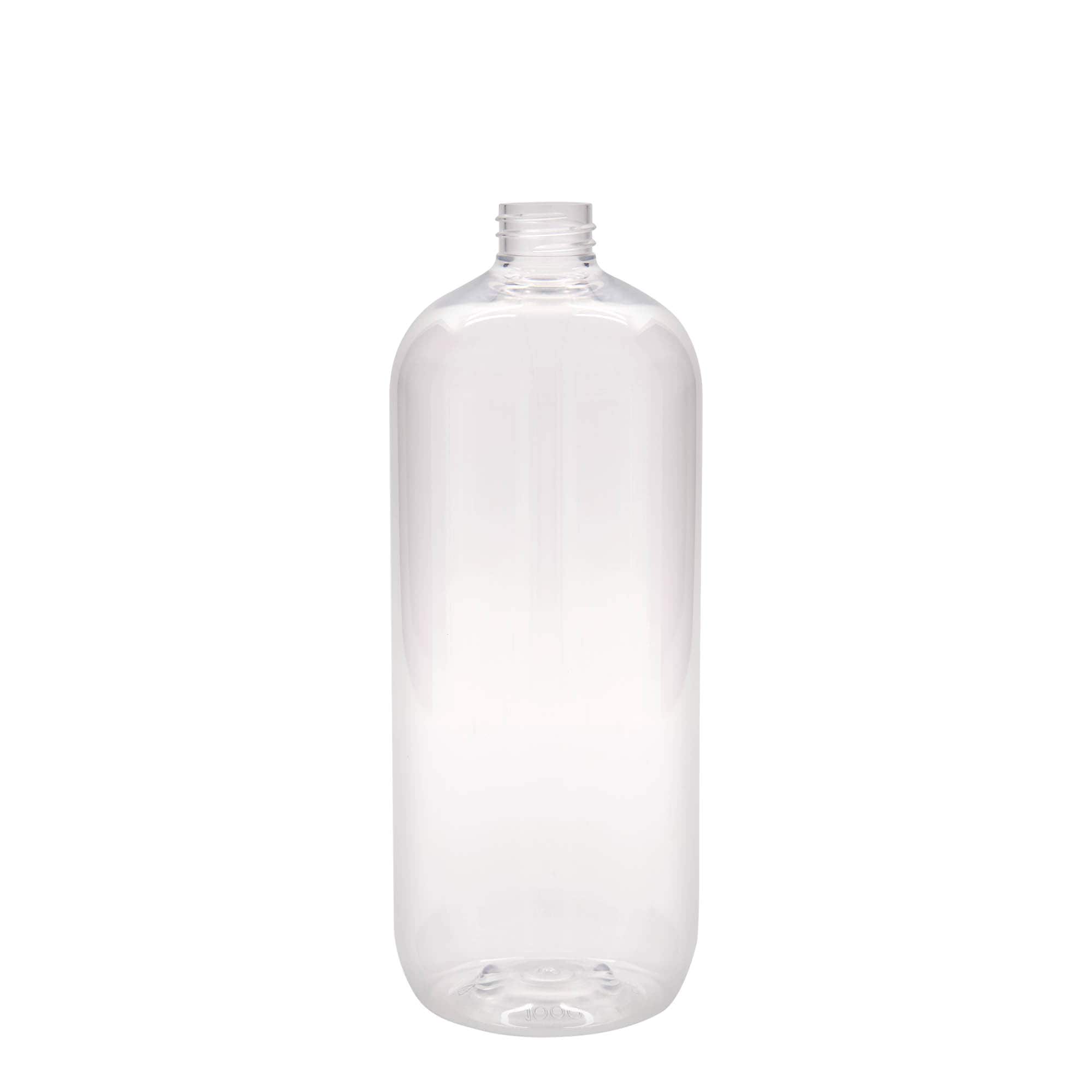 1 000 ml PET fľaša 'Boston', plast, hrdlo: 28/410