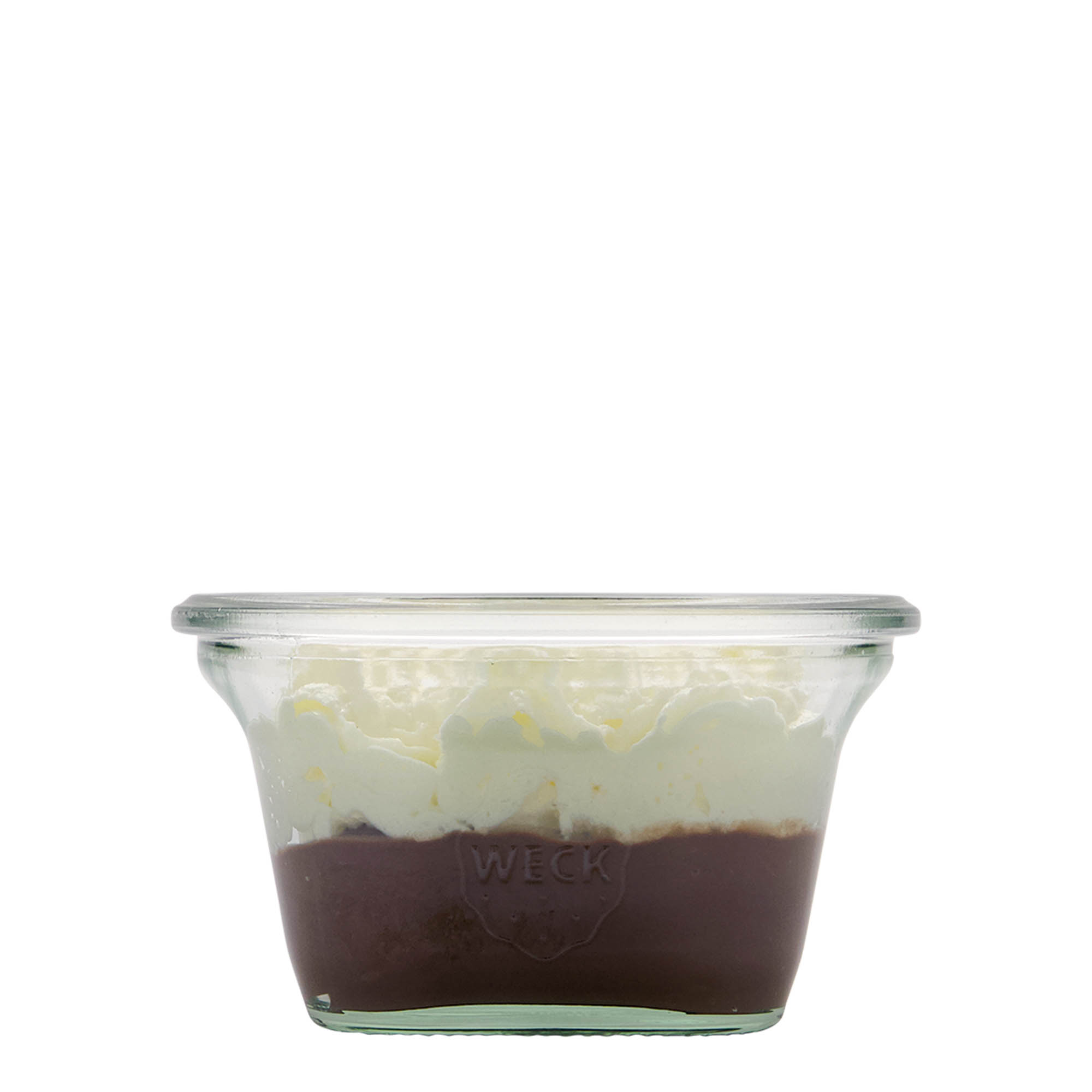 290 ml WECK-Quadroglas, štvorcové, hrdlo: okrúhly okraj 290 ml WECK-Quadroglas, štvorcové, hrdlo: okrúhly okraj