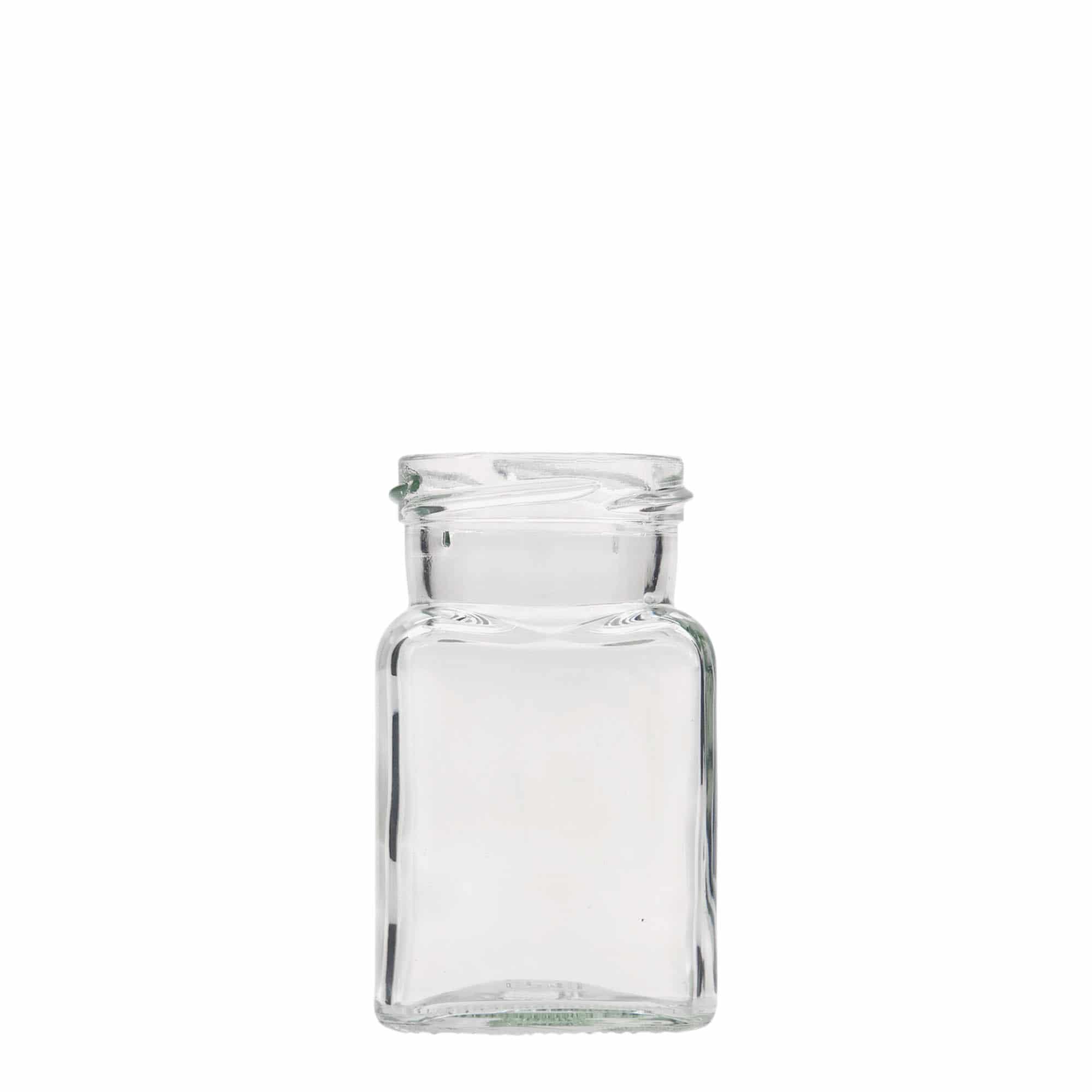 150 ml štvorhranný pohár, hrdlo: twist off (TO 53)