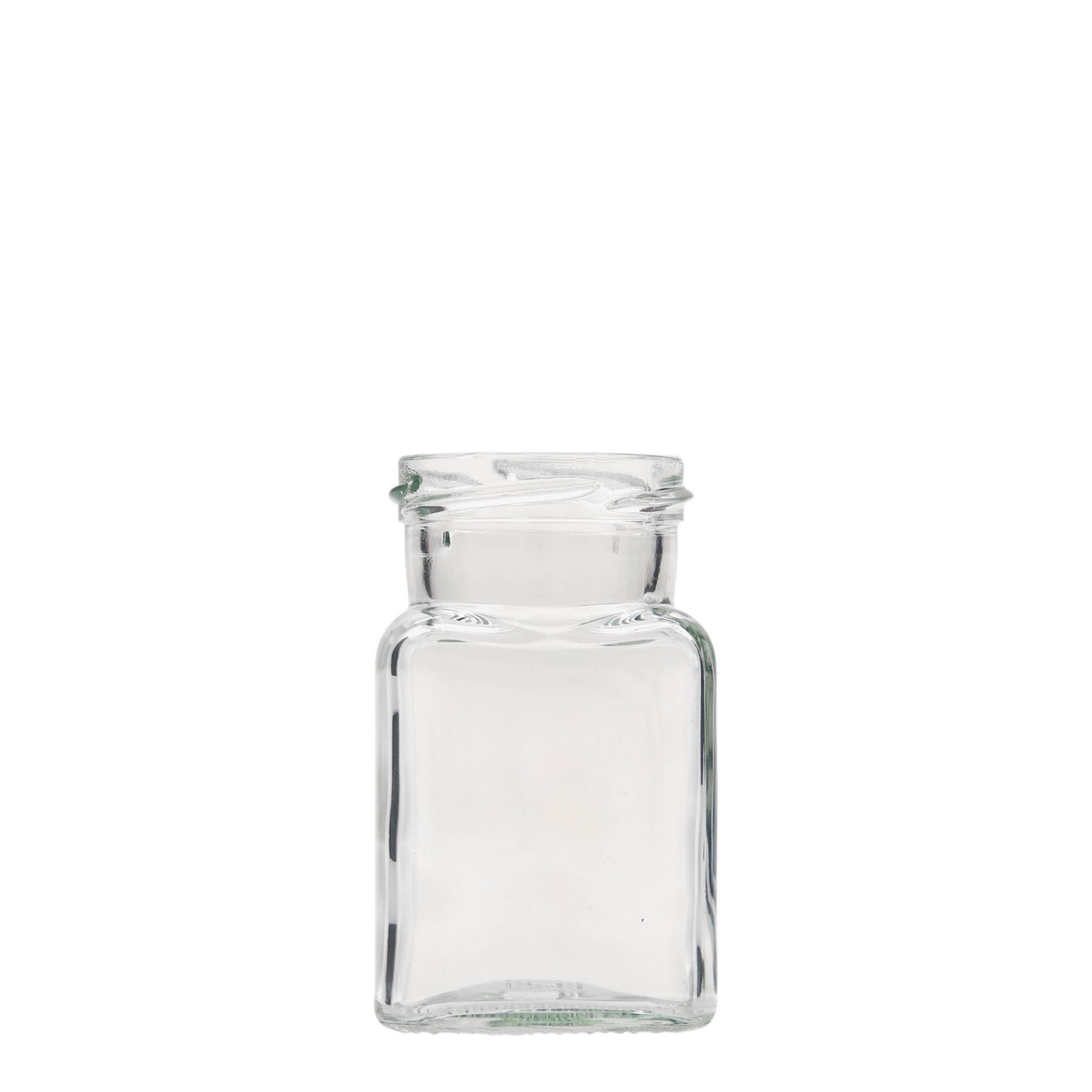 150 ml štvorcová fľaša, hrdlo: Twist-Off (TO 53)