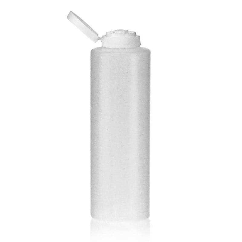500 ml fľaša na omáčku, LDPE plast, prírodná farba, hrdlo: GPI 38/400