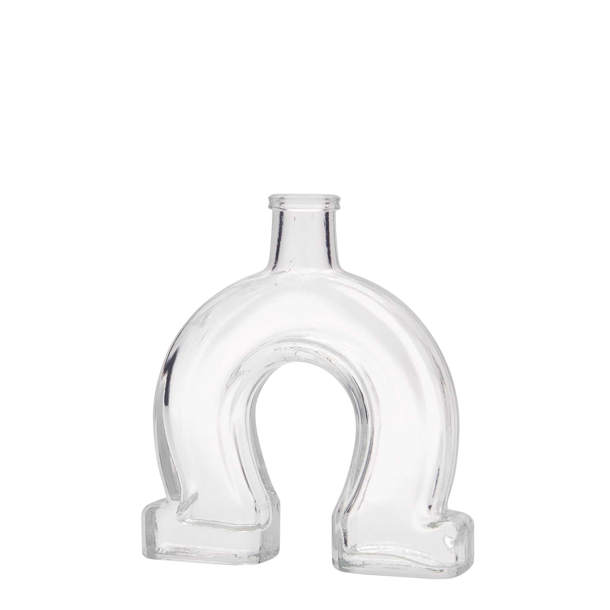 100 ml sklená fľaša „Podkova“, hrdlo: korok