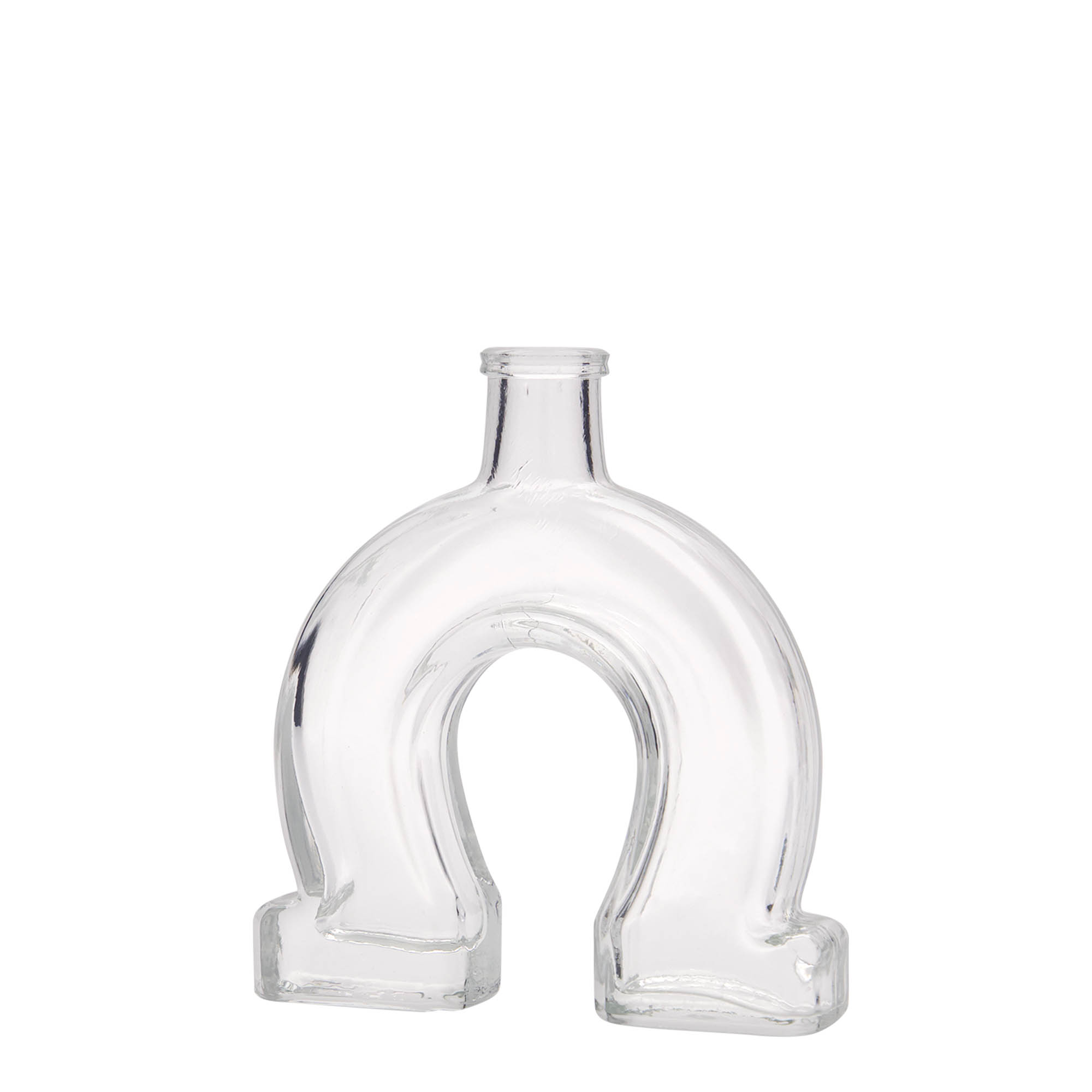 100 ml sklená fľaša „Podkova“, hrdlo: korok
