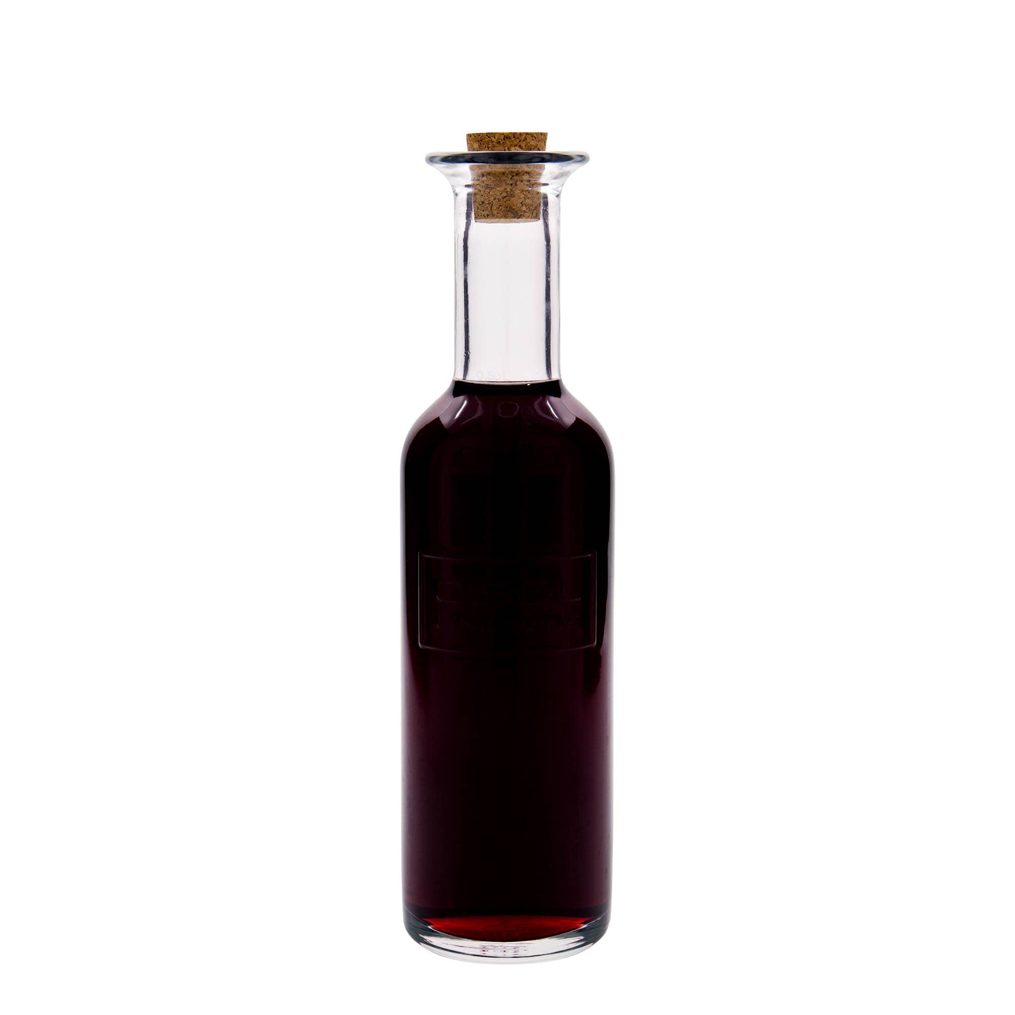 500 ml sklená fľaša „Optima Fine Wine“, hrdlo: korok