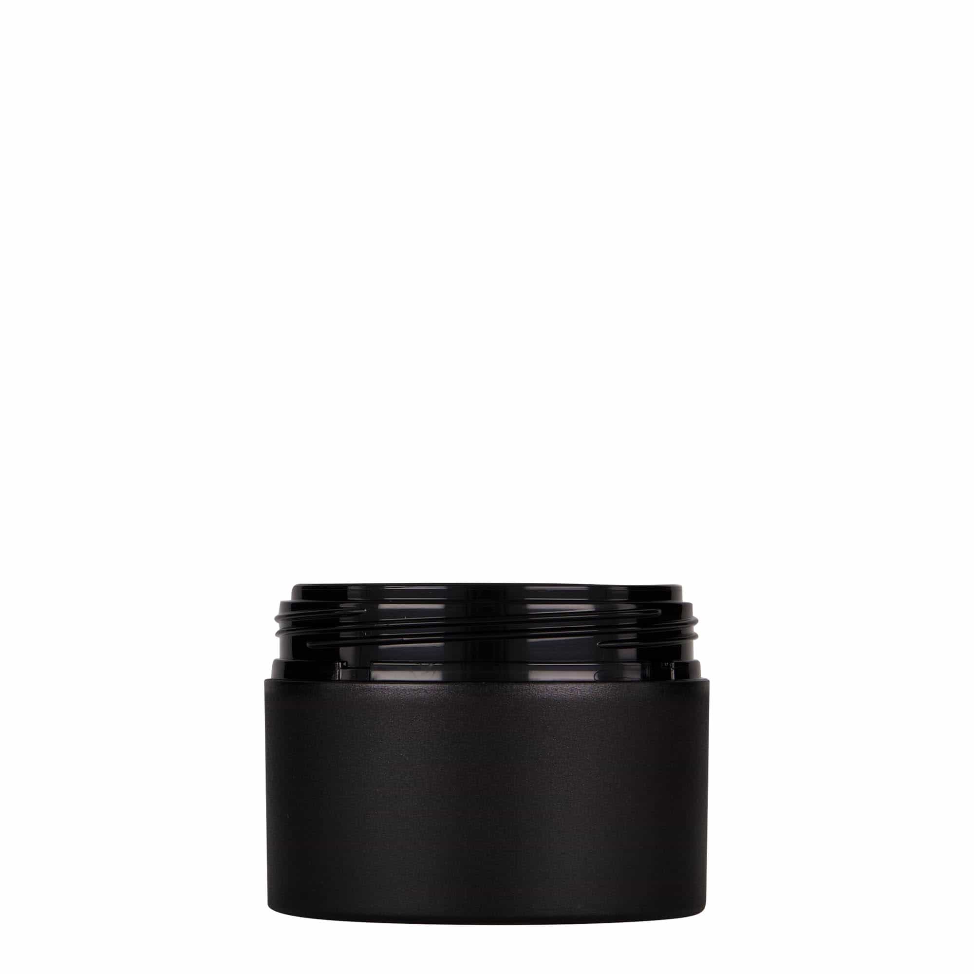 100 ml plastová dóza „Antonella“, PP, čierna farba, hrdlo: skrutkovací uzáver 100 ml plastová dóza „Antonella“, PP, čierna farba, hrdlo: skrutkovací uzáver