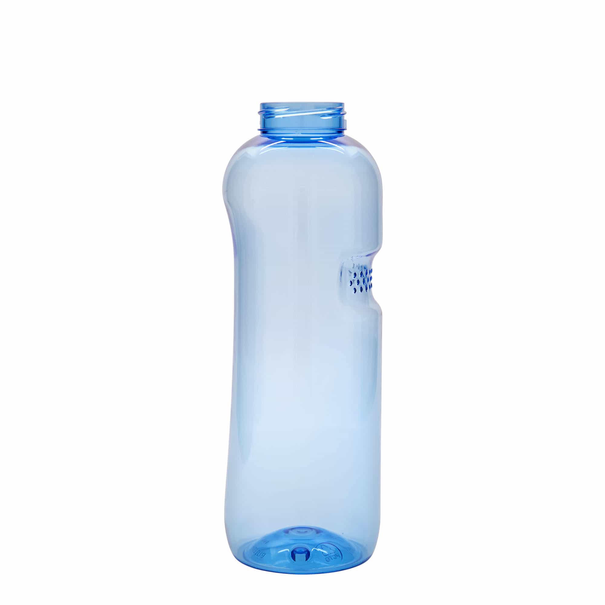 1 000 ml PET fľaša „Kavodrink“, plast, modrá farba 1 000 ml PET fľaša „Kavodrink“, plast, modrá farba