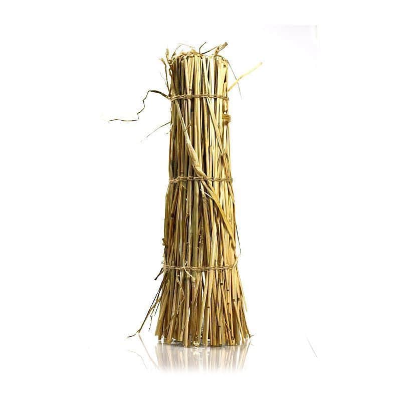 Dekorácia fľaše slamený obal, béžová farba Dekorácia fľaše slamený obal, béžová farba